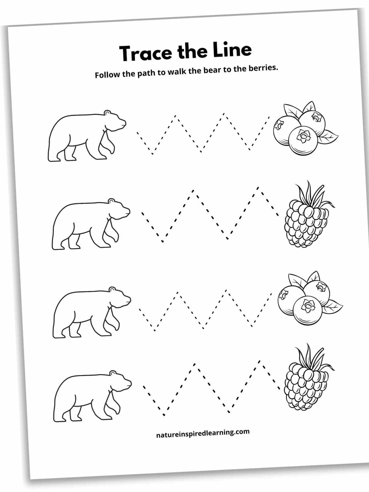 Free Printable Tracing Lines Worksheets Pdf