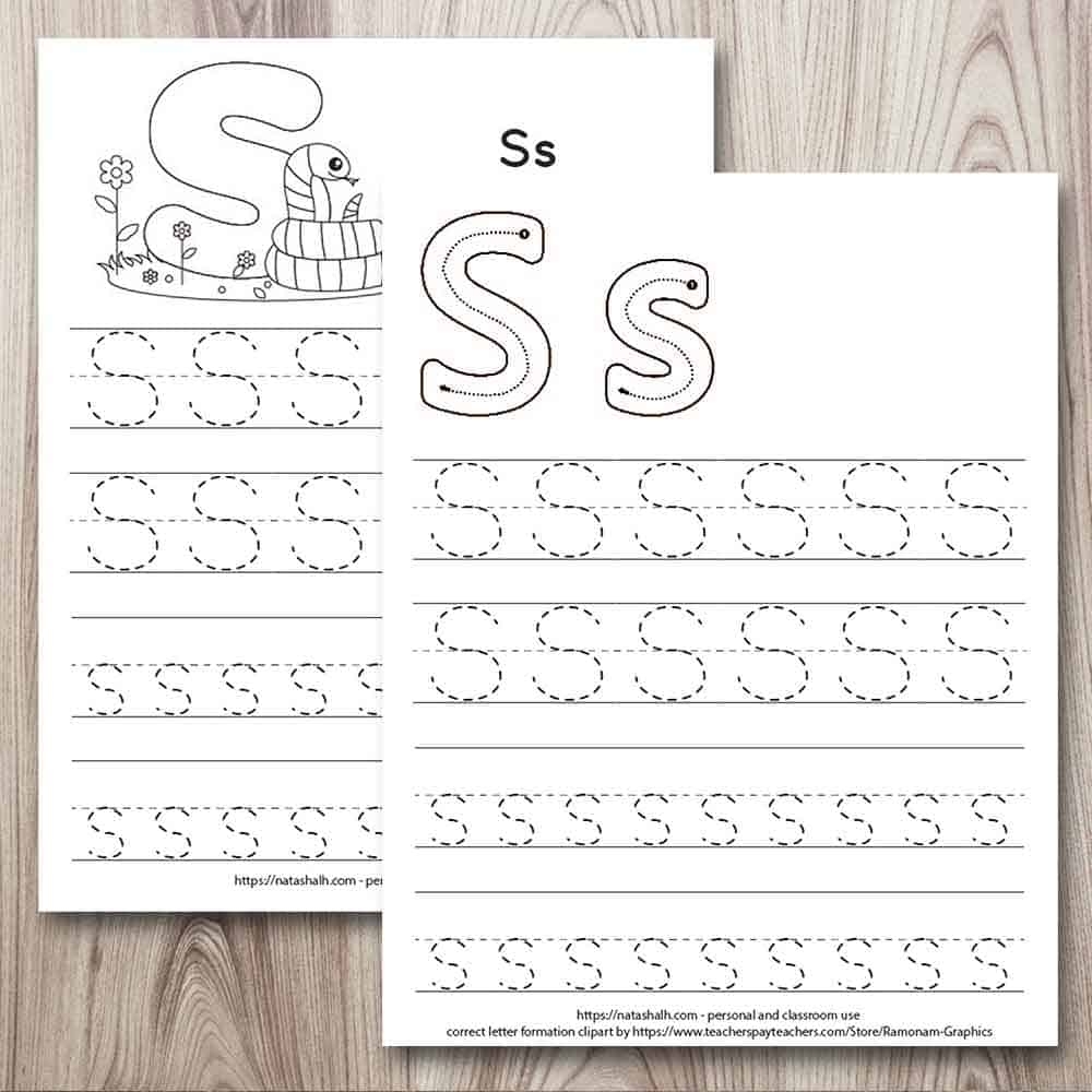 Alphabet Ss Letter Printable Letter Ss Tracing Worksheets Worksheets Library