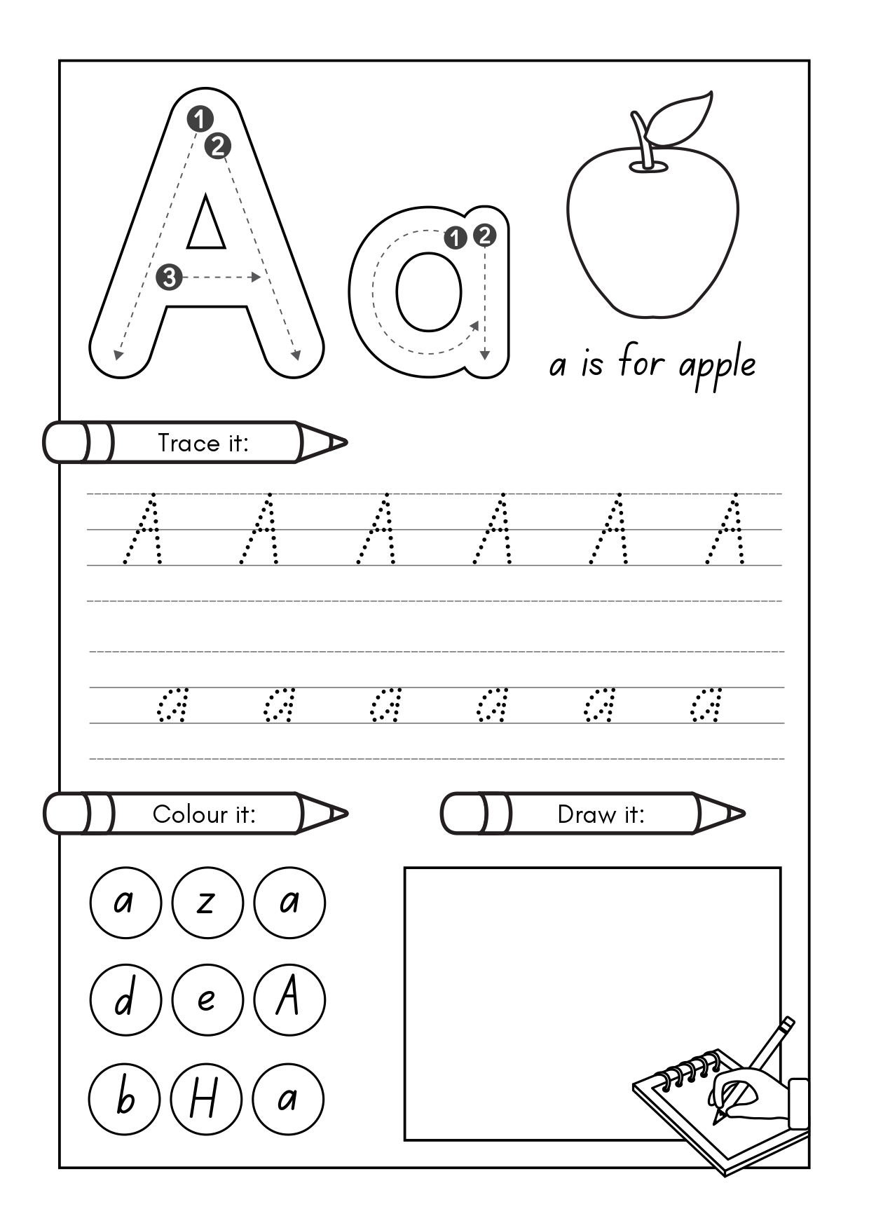 Free Tracing Alphabet Worksheets Printable