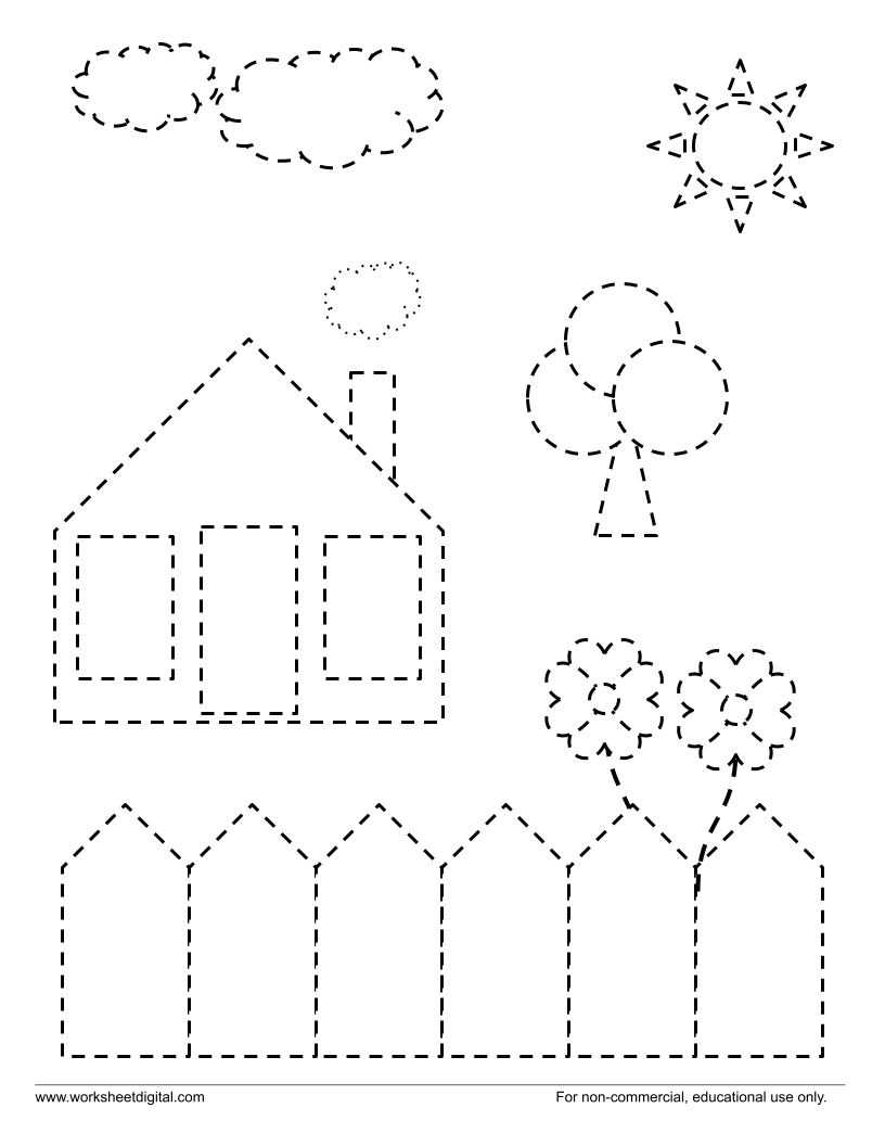 Coloring Page House And Garden Worksheet Digital 1 Teacher Made Resources