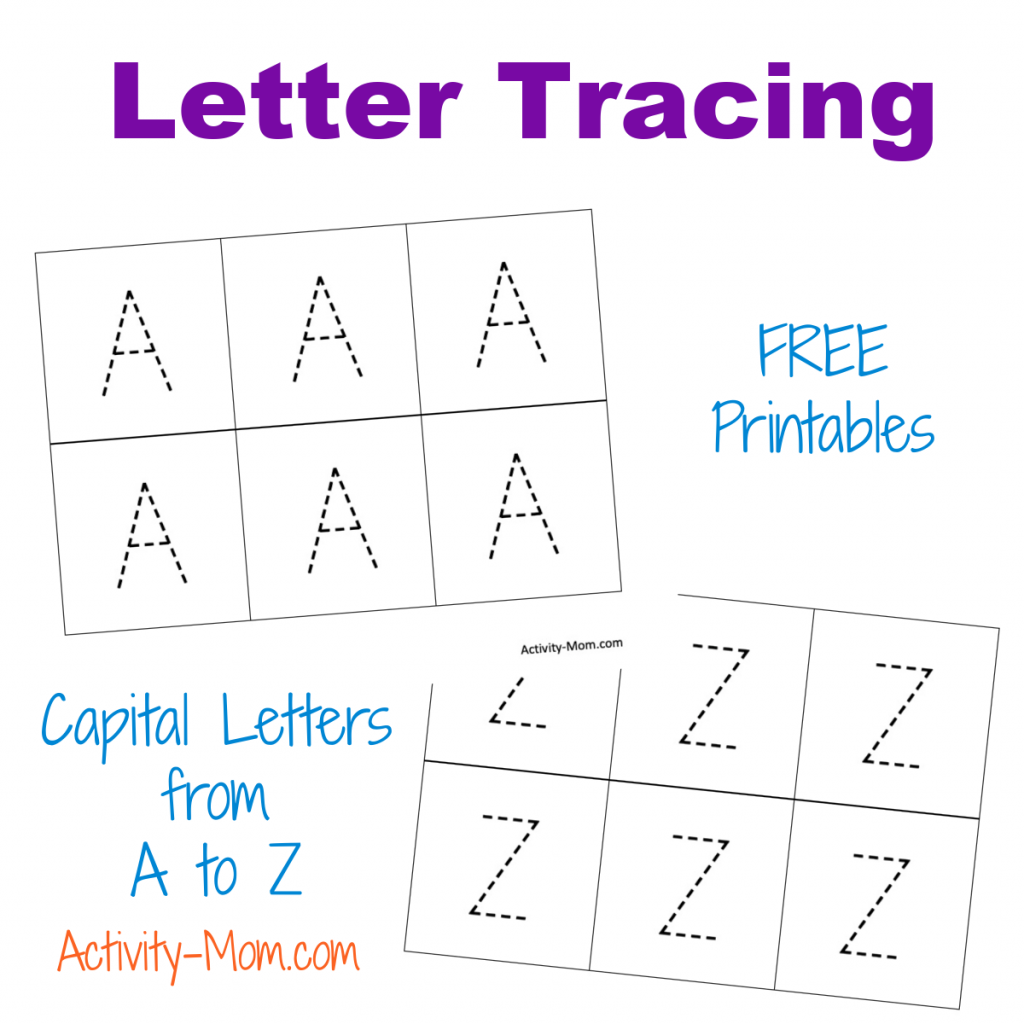 Free Printable Tracing Letters For Preschoolers