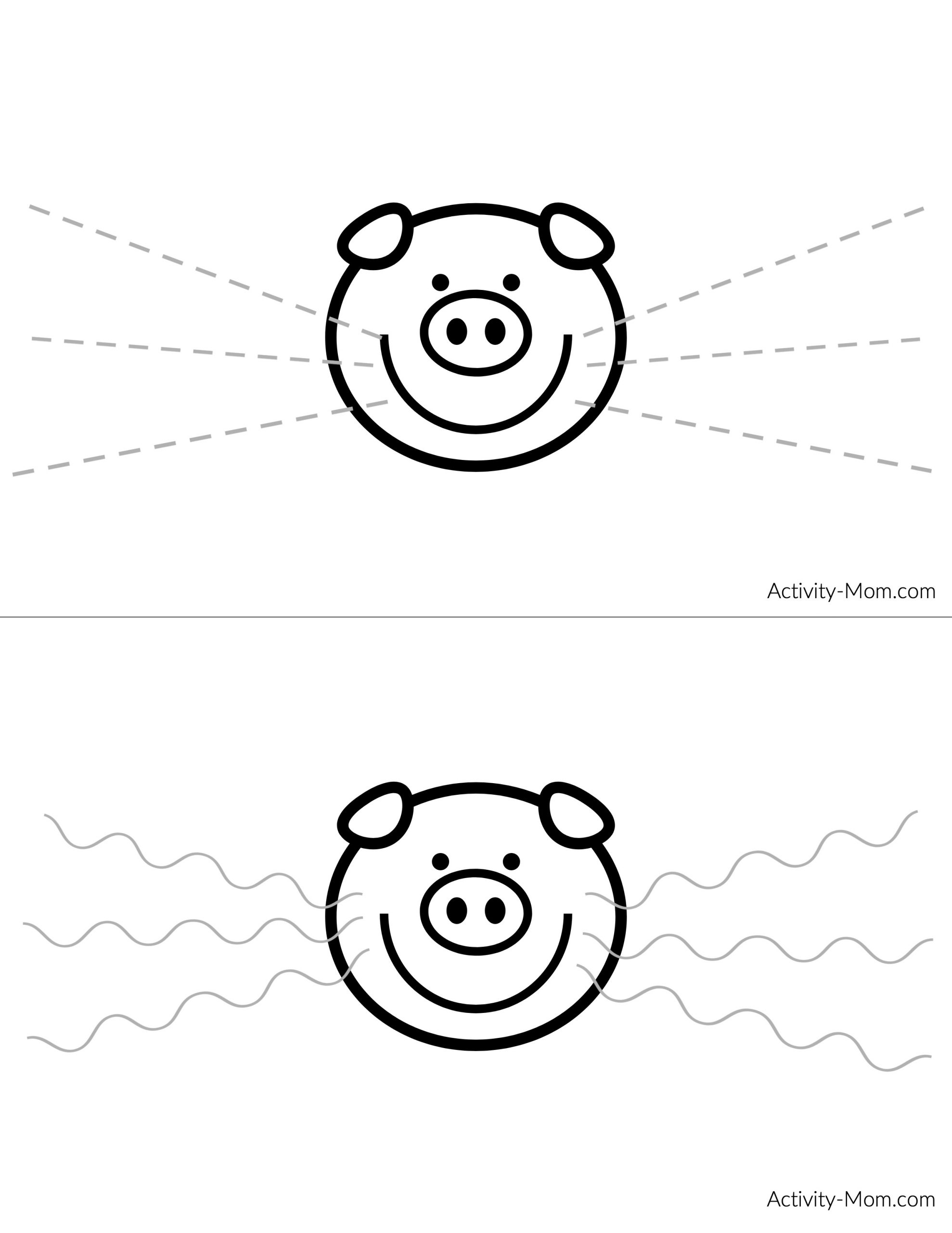 Free Animal Tracing Worksheets The Activity Mom