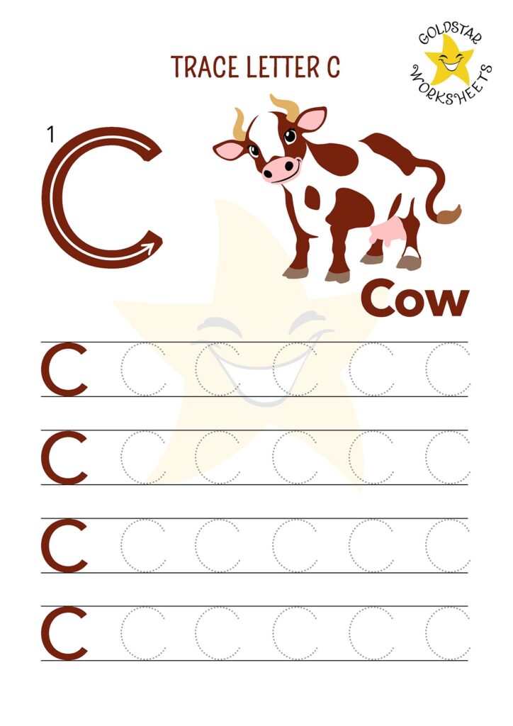 Free Printable Tracing Letter C Worksheets