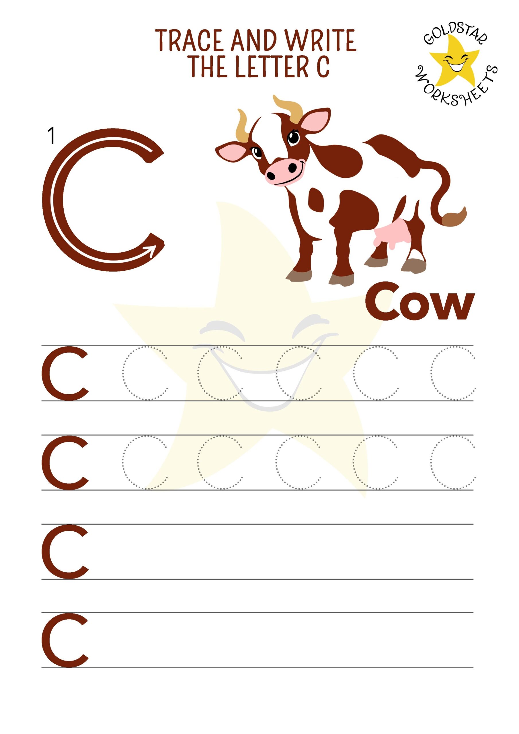 Free Letter C Tracing Sheets Cute Cat Cow U0026 Car Designs Kids Love Free Letter C Tracing Sheets Cute Cat Cow U0026 Car Designs Kids Love