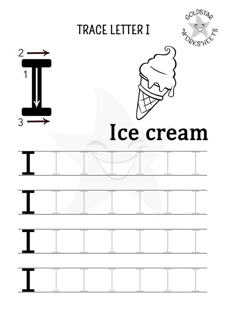Free Printable Letter I Tracing Worksheets