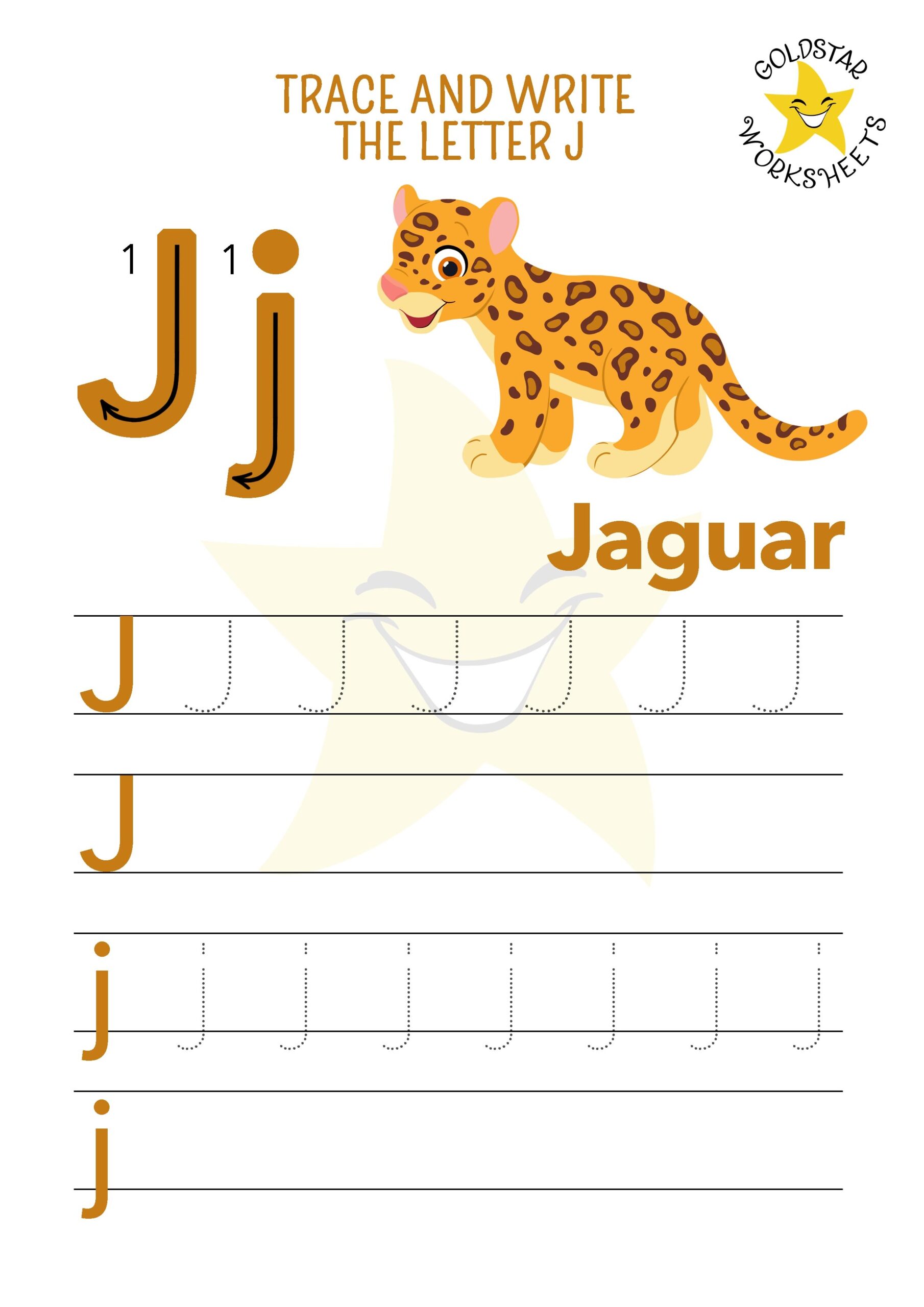 Free Letter J Tracing Worksheets Fun U0026 Educational For Kids 