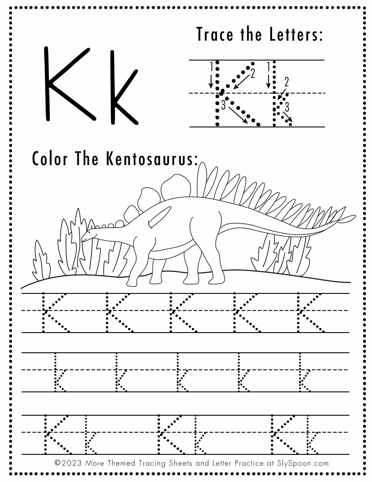 Free Tracing Worksheets Printable