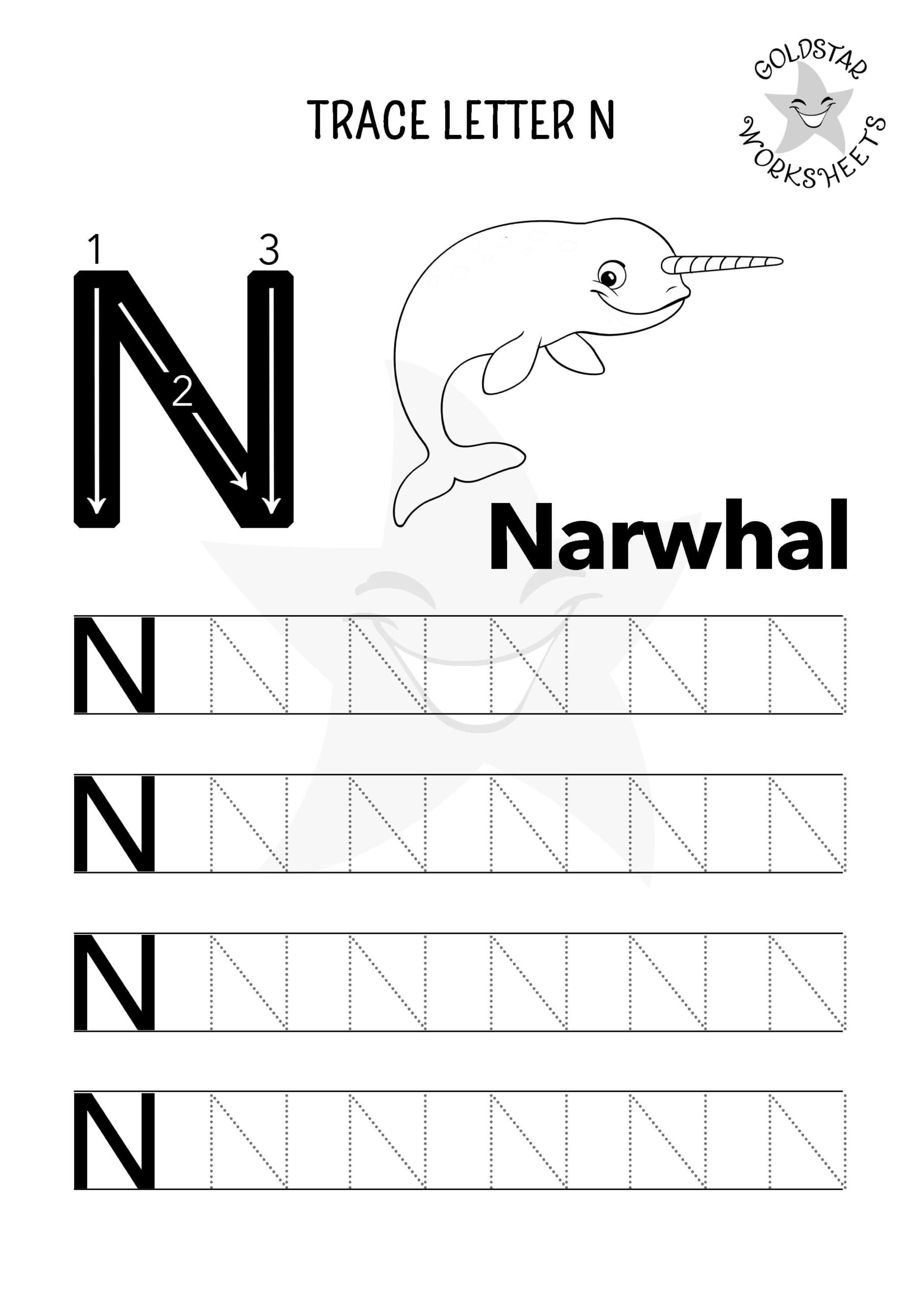 Free Letter N Tracing Worksheets Fun Designs Perfect For Preschool Free Letter N Tracing Worksheets Fun Designs Perfect For Preschool