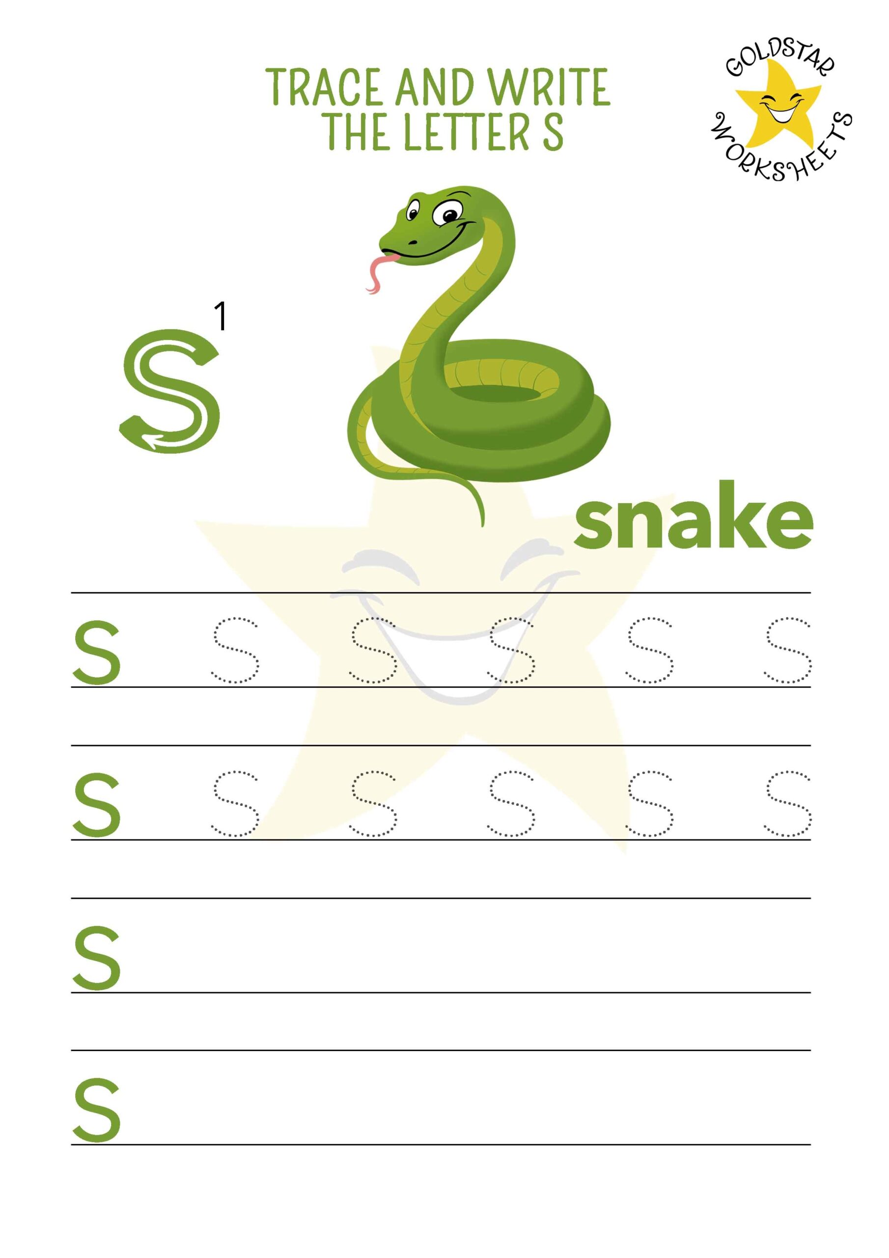 Free Printable Letter S Tracing Worksheets Free Printable Letter S Tracing Worksheets