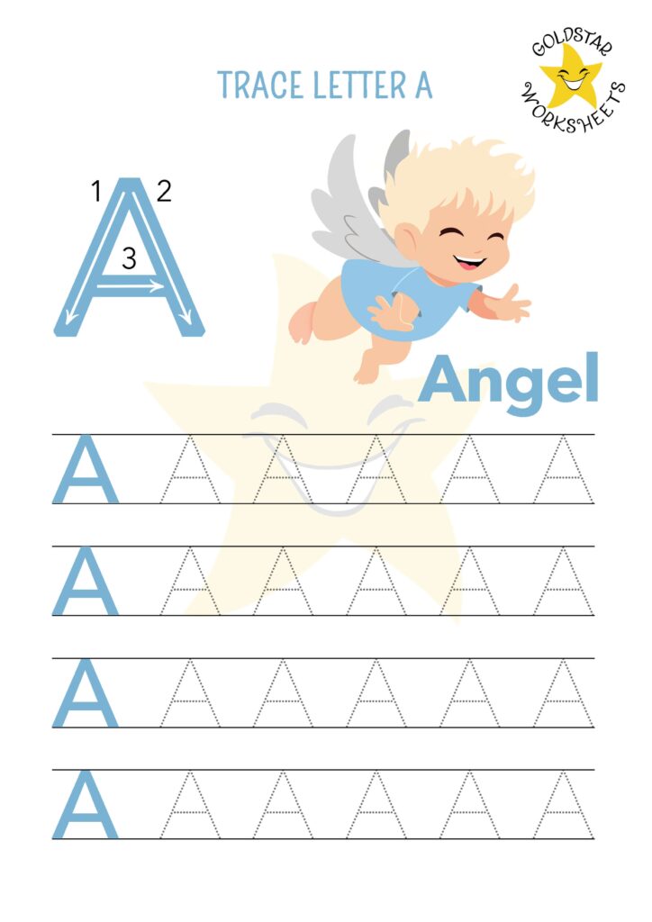 Free Printable Letter A Tracing Sheets For Kids Master The Alphabet 
