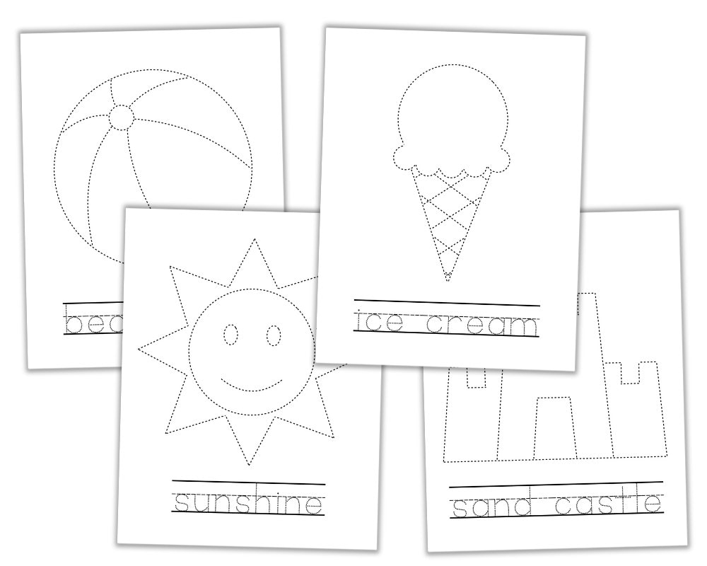 Preschool Printable Tracing Worksheet
