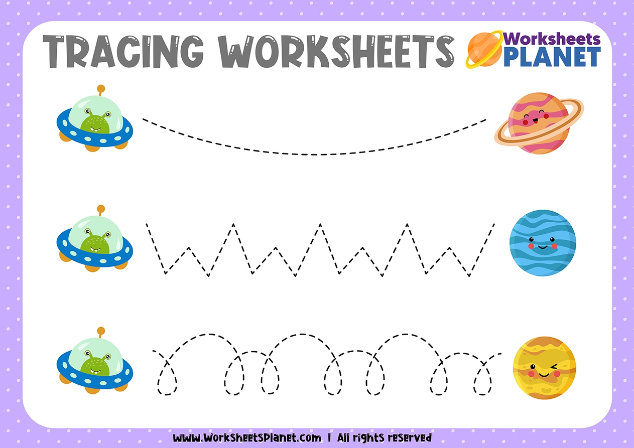 Free Printable Tracing Worksheet