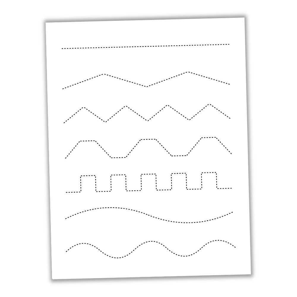 Tracing Lines Worksheets Free Printable