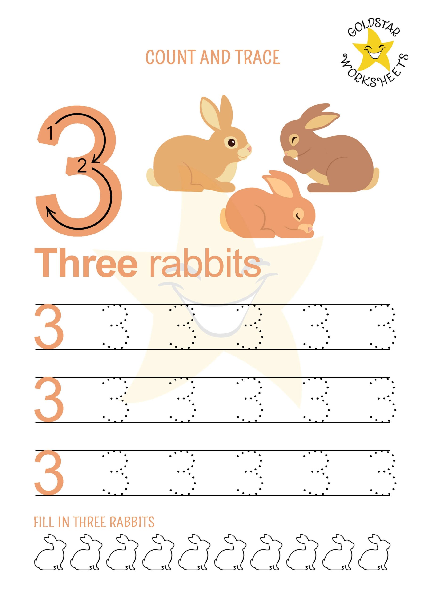 Free U0026 Fun Printable Number Tracing Worksheets With Adorable Animals