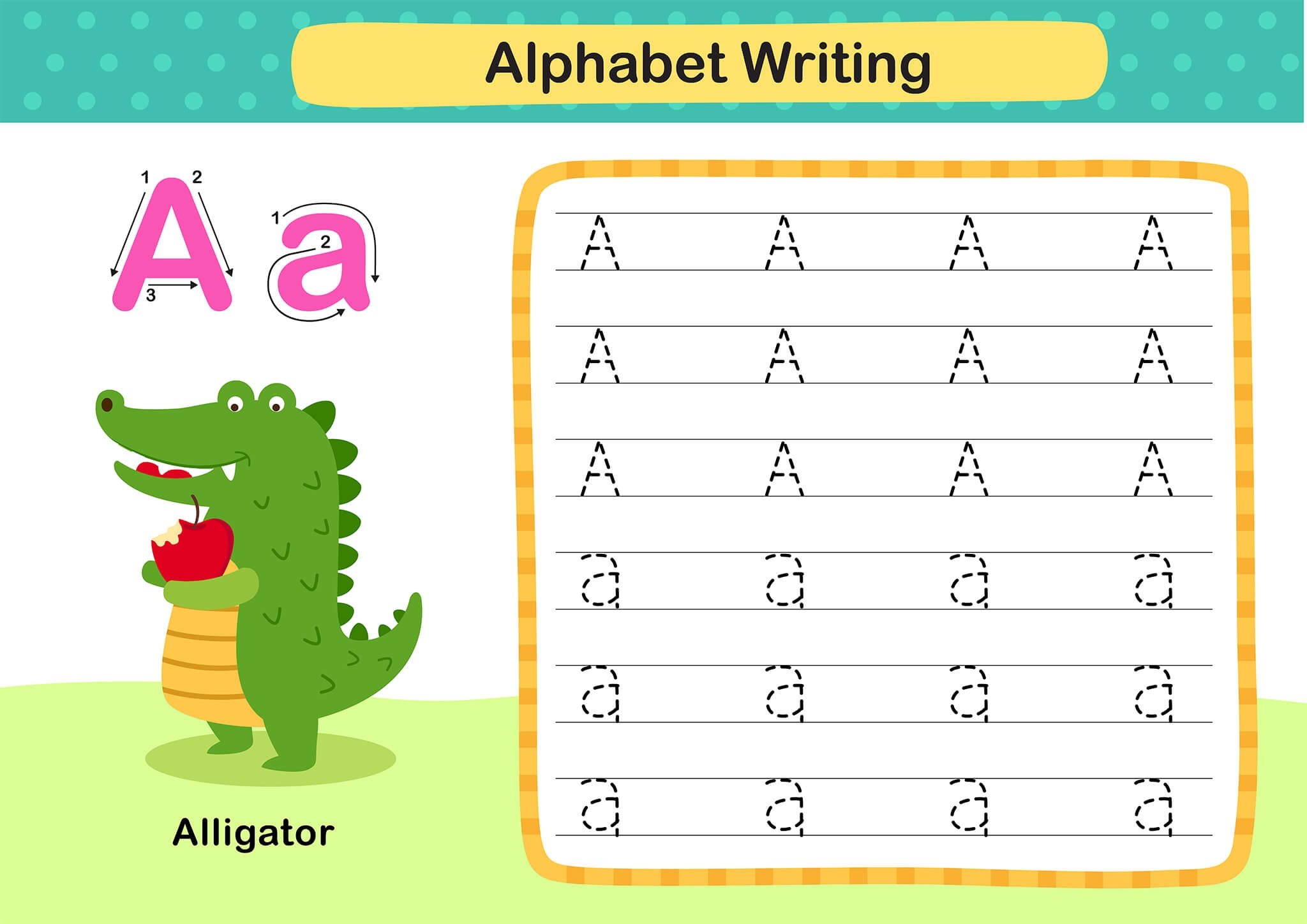 Free Printable Preschool Letter Tracing Worksheets
