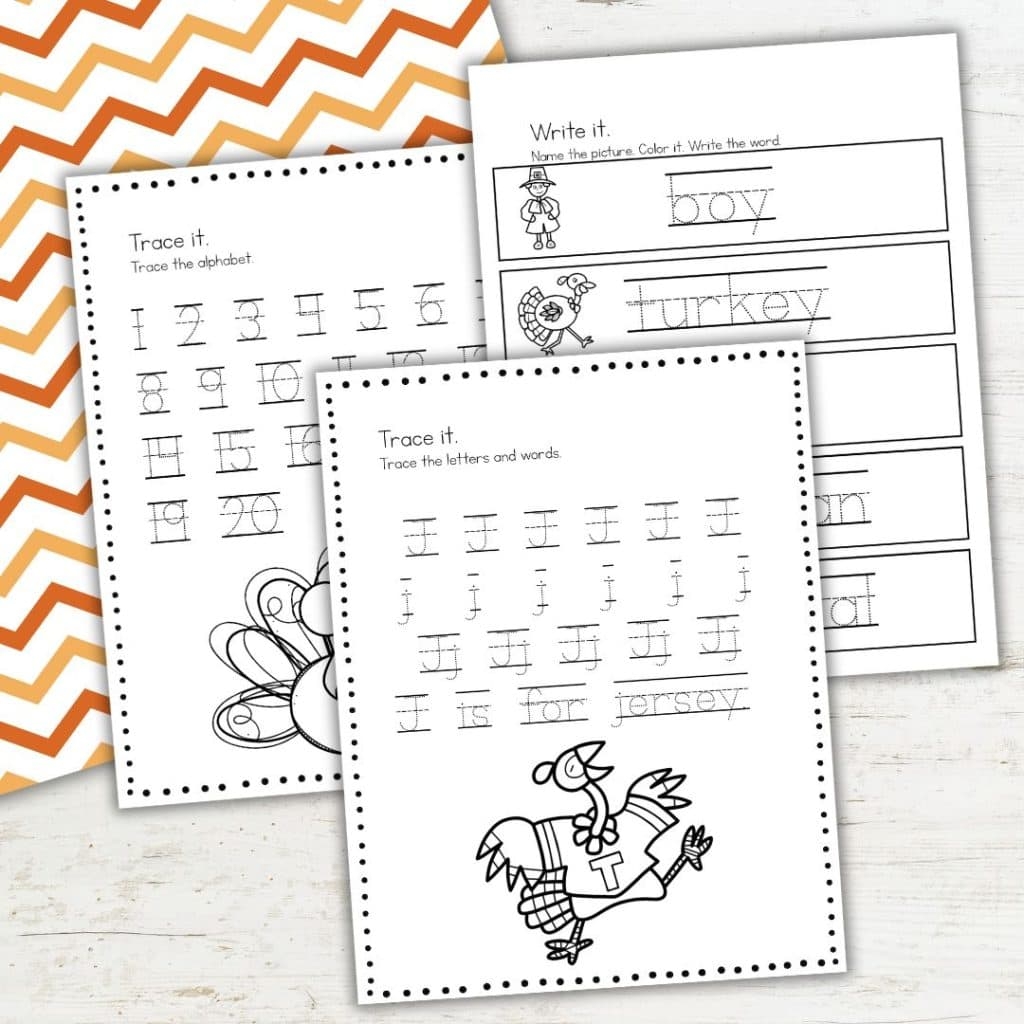 How To Catch A Turkey Activities For Preschool And Kindergarten