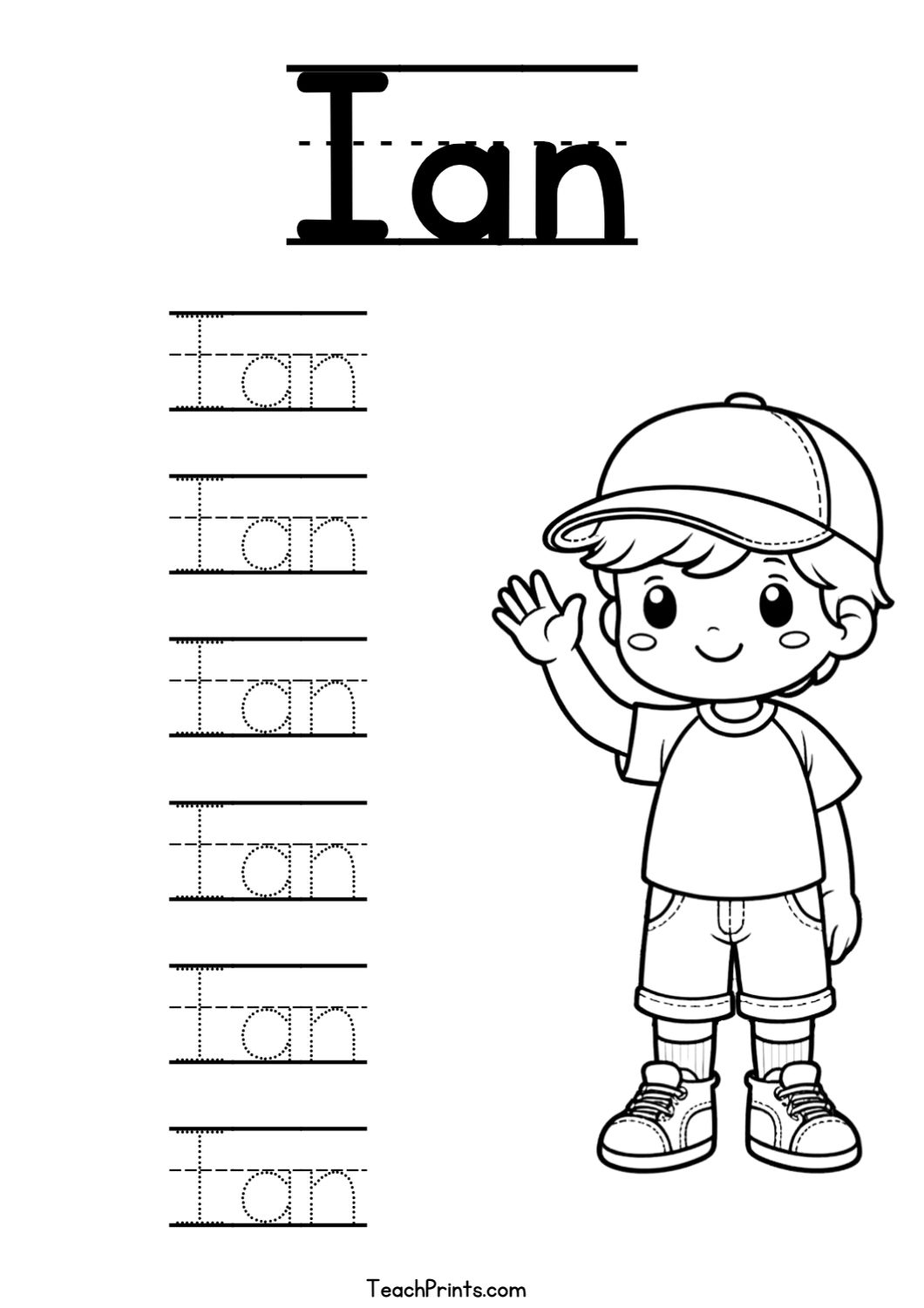 Free Printable Tracing Names Worksheets