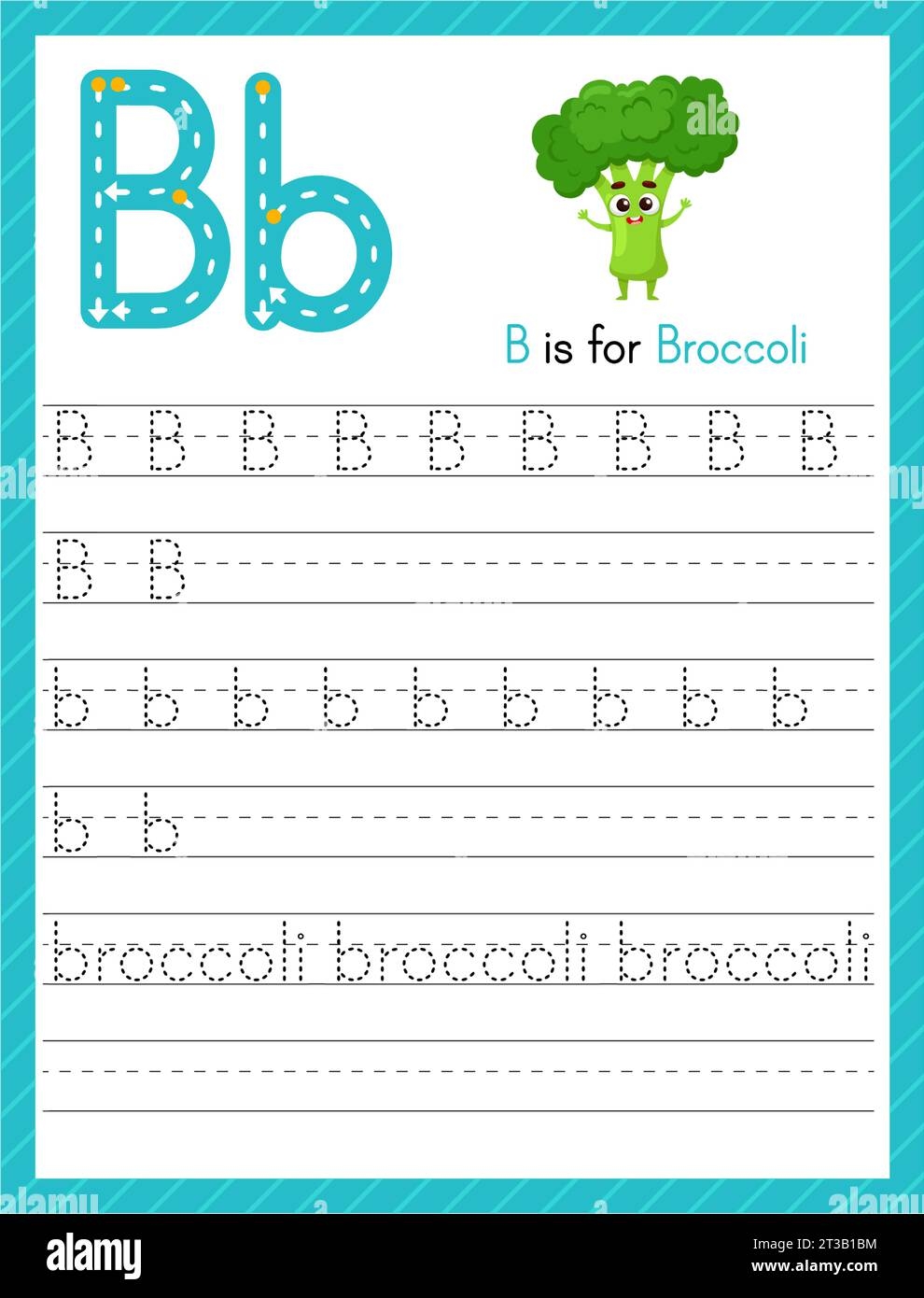 Free Printable Letter B Tracing Worksheets