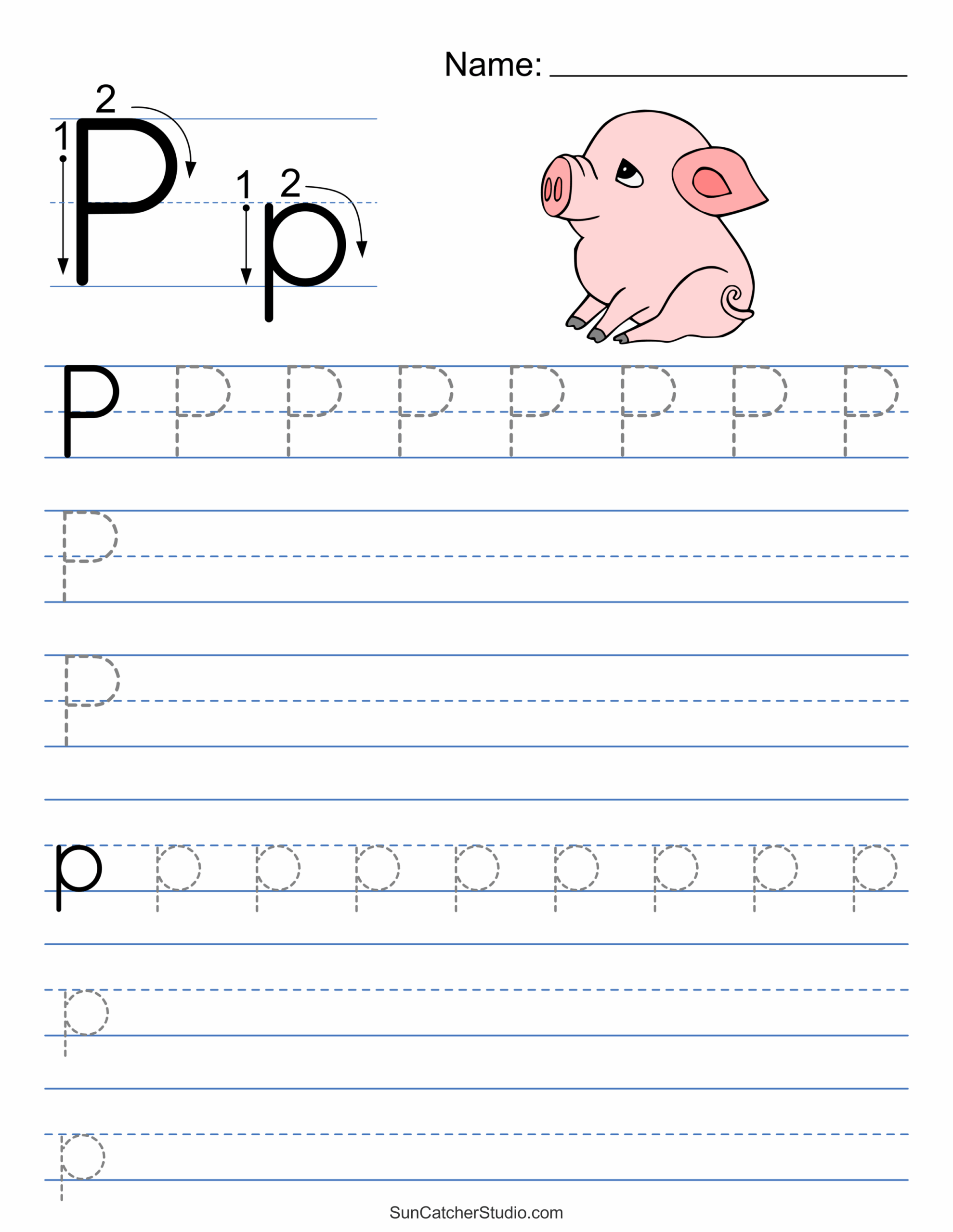Letter P Worksheets 50 FREE Printables Printabulls Worksheets Library