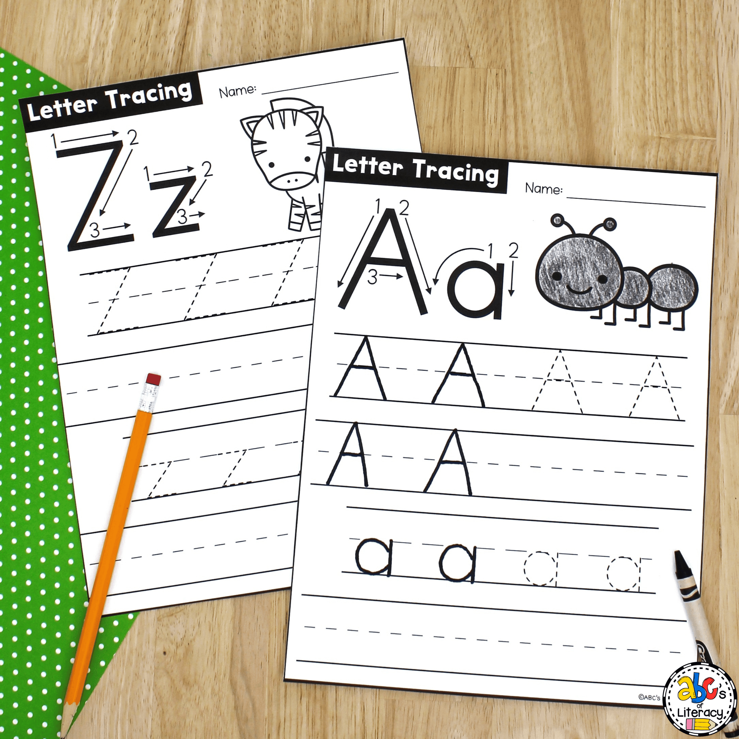 Printable Letter Tracing For Preschool