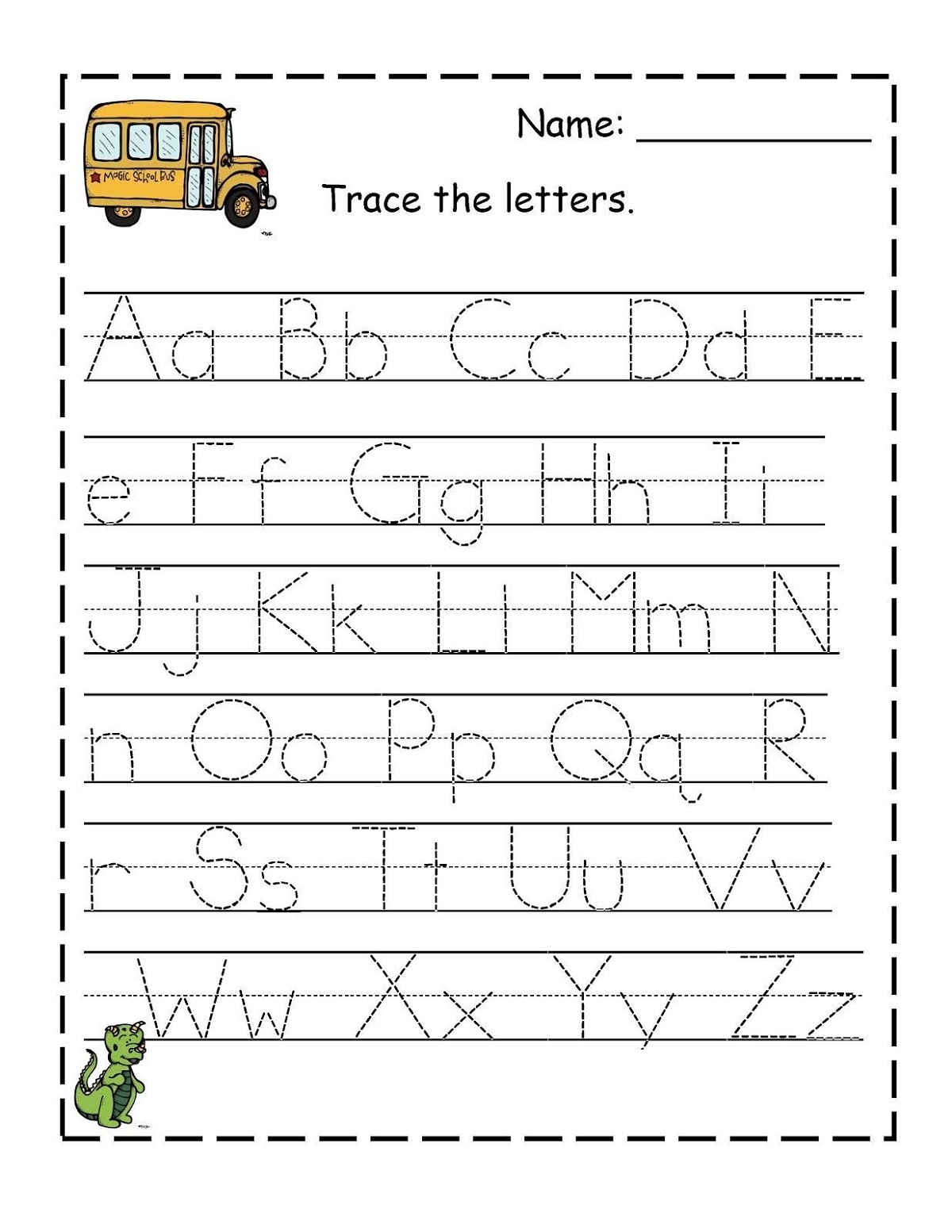 Letter Tracing Worksheets 123 Worksheets