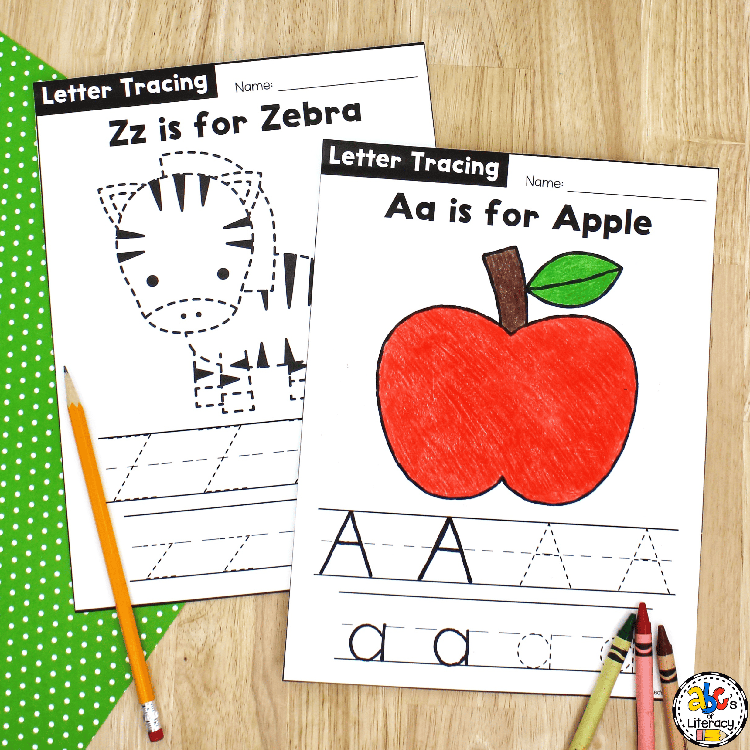 Letter Tracing Worksheets