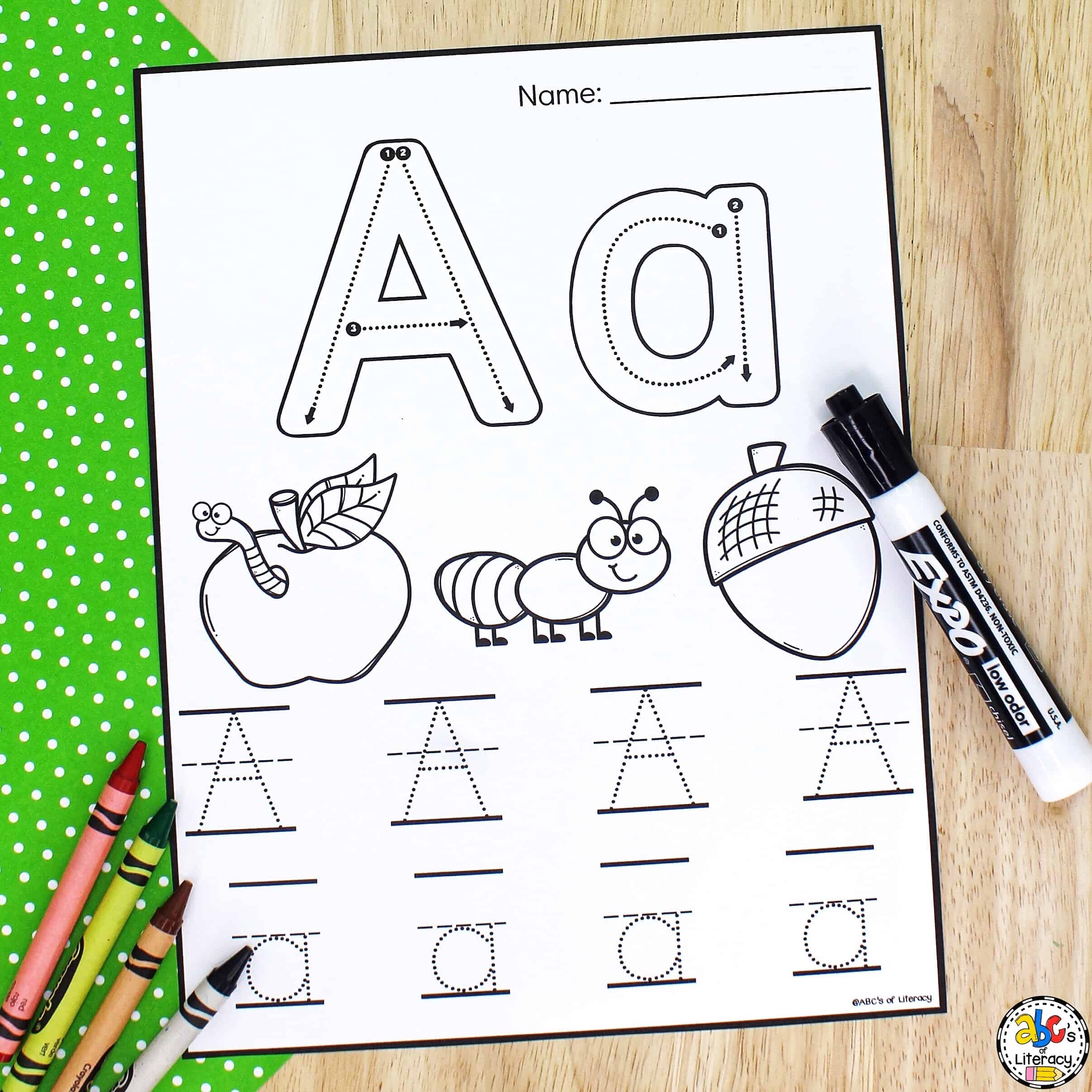 Free Printable Alphabet Tracing For Preschoolers
