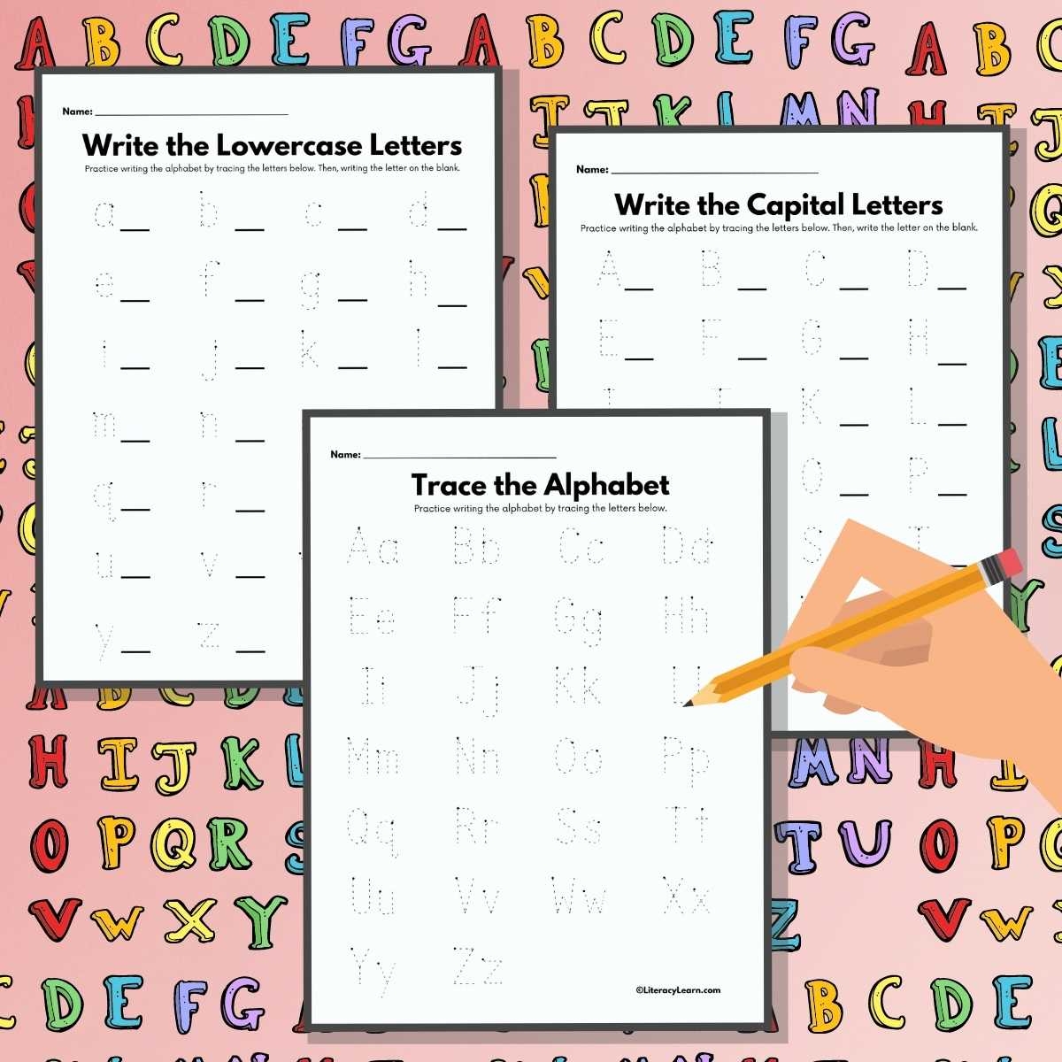 Letter Tracing Worksheets Free Printable Preschool Worksheets Worksheets Library