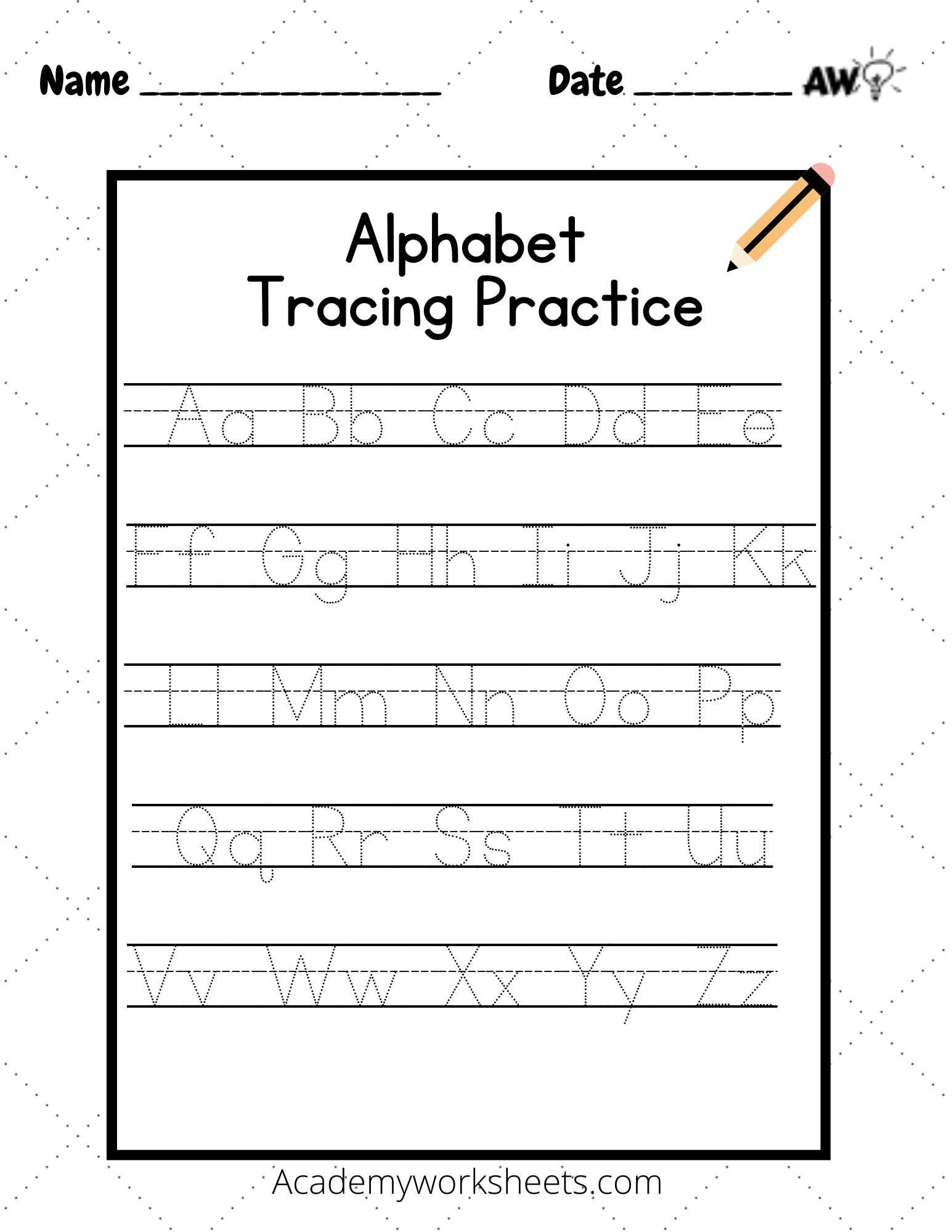 Free Printable Abc Tracing Worksheets