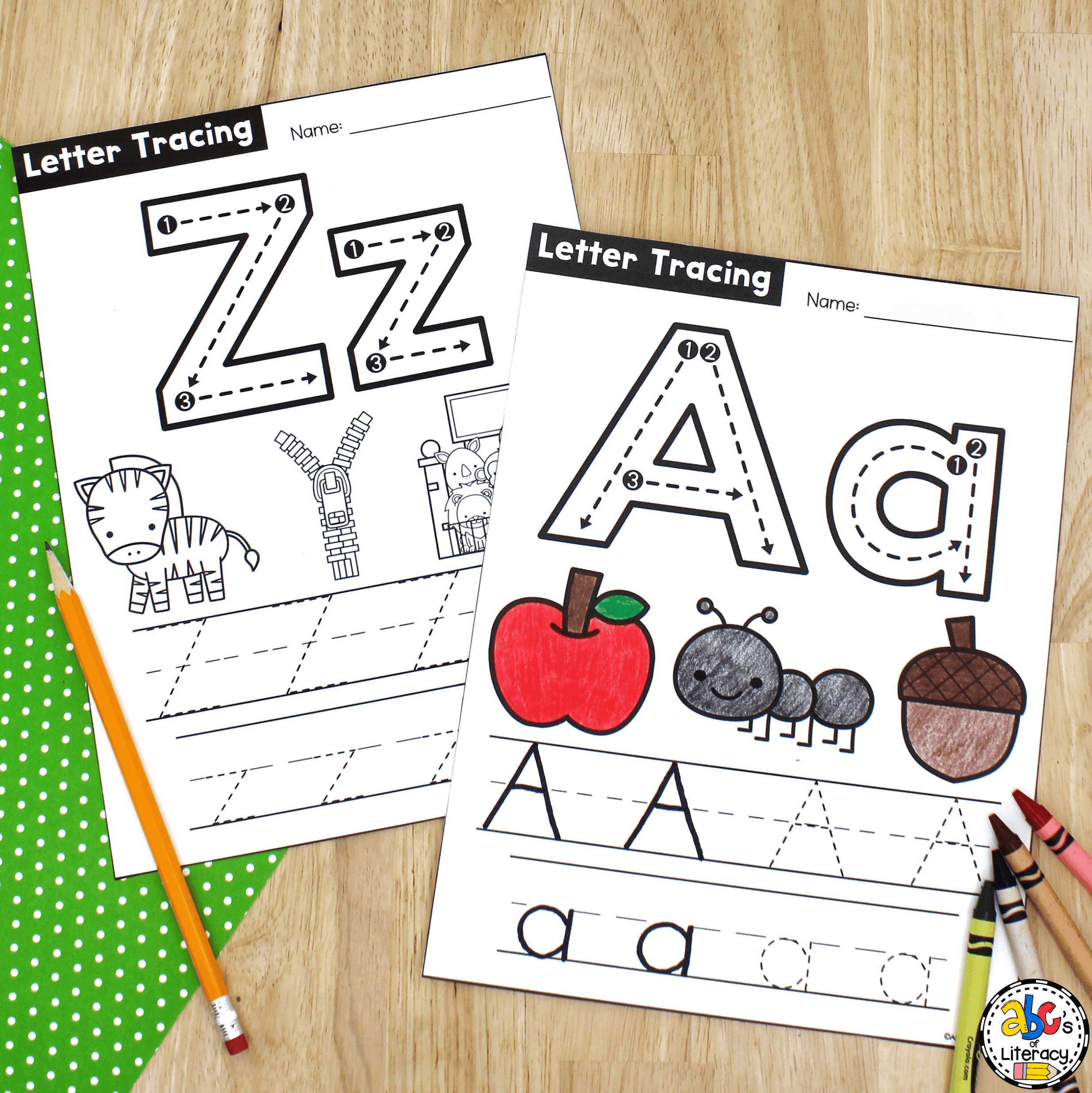 Letter Tracing Worksheets