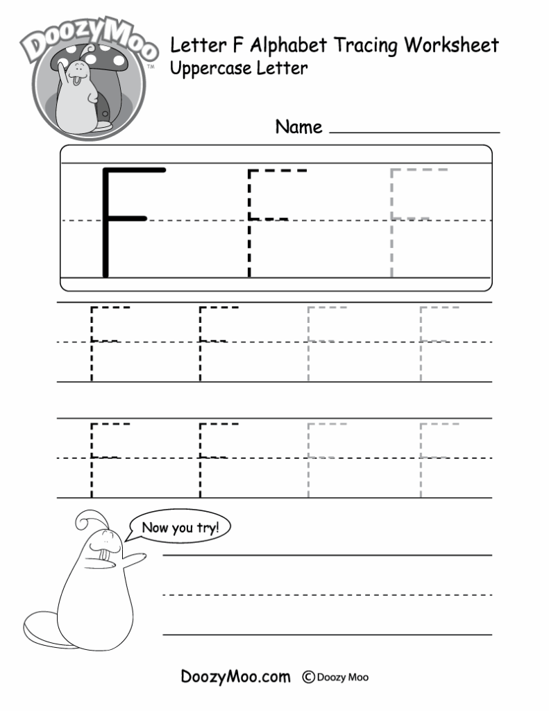 Free Printable Letter F Tracing Worksheets