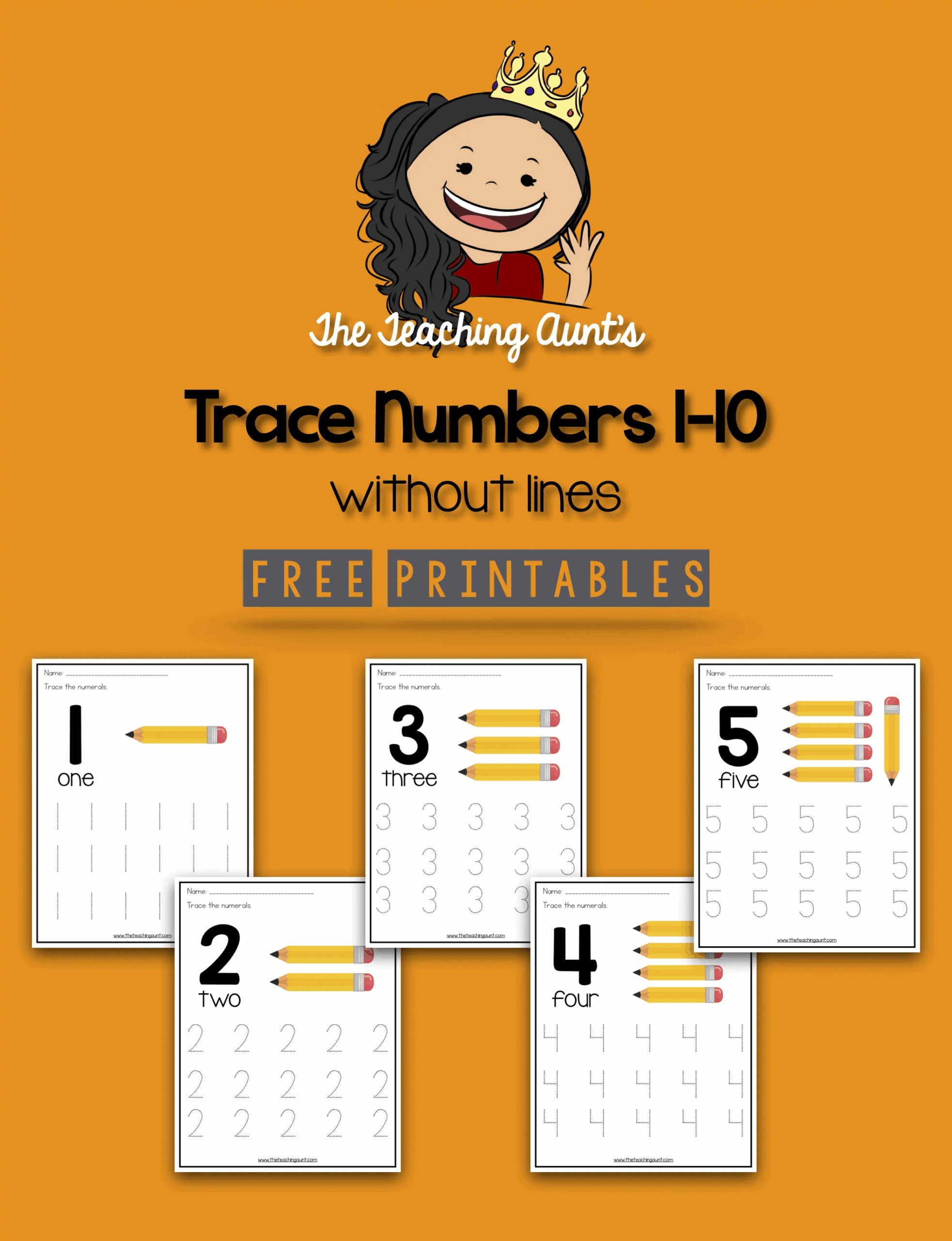 Printable Number Tracing Worksheets For Kindergarten Printable Number Tracing Worksheets For Kindergarten