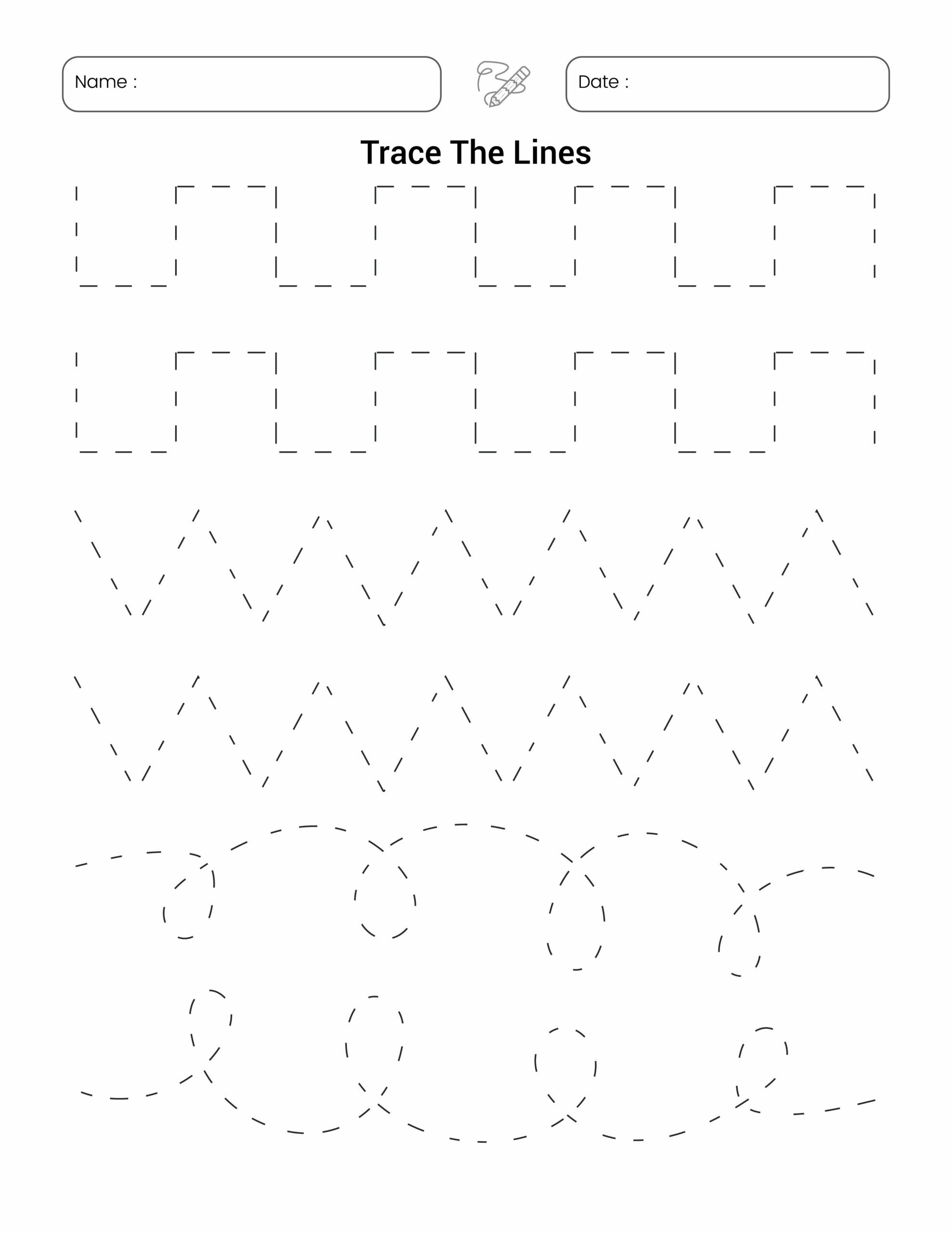 Pencil Control Worksheet For Kids Made By Teachers Pencil Control Worksheet For Kids Made By Teachers