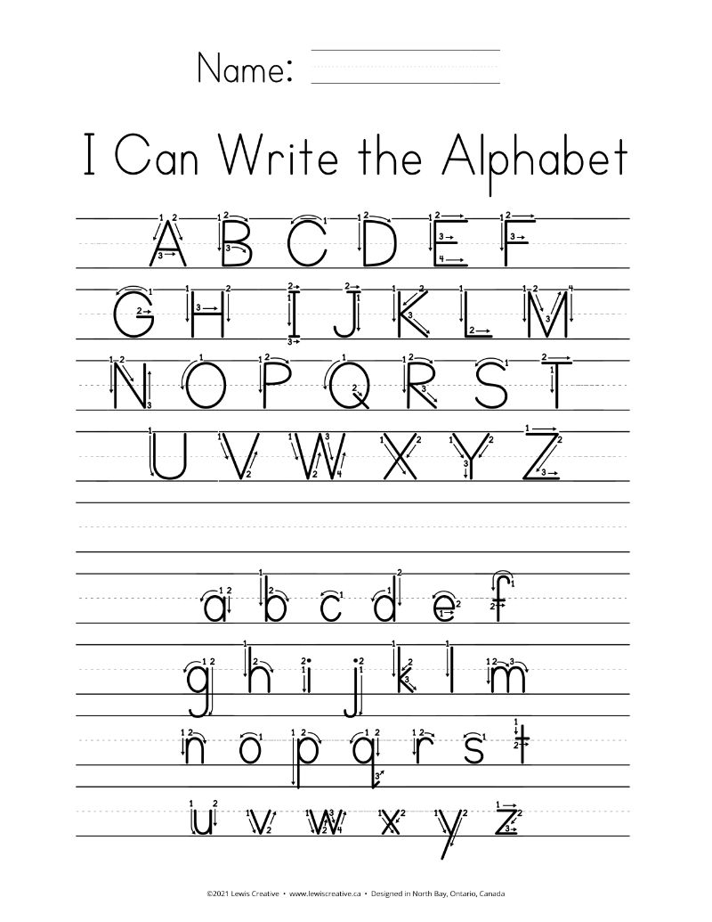 Free Printable Letter Tracing Worksheets Pdf