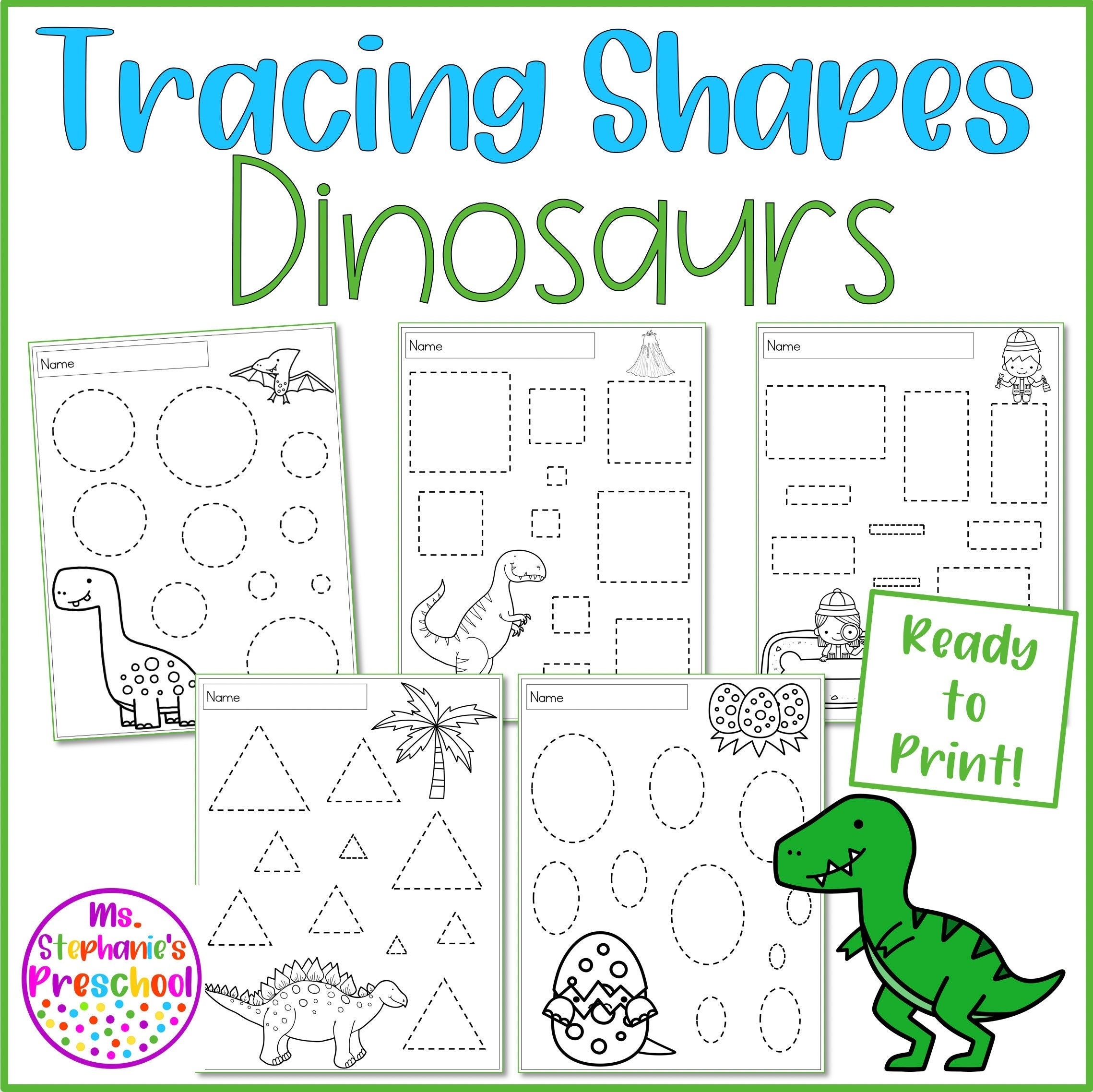 Preschool Tracing Worksheets Free Printable
