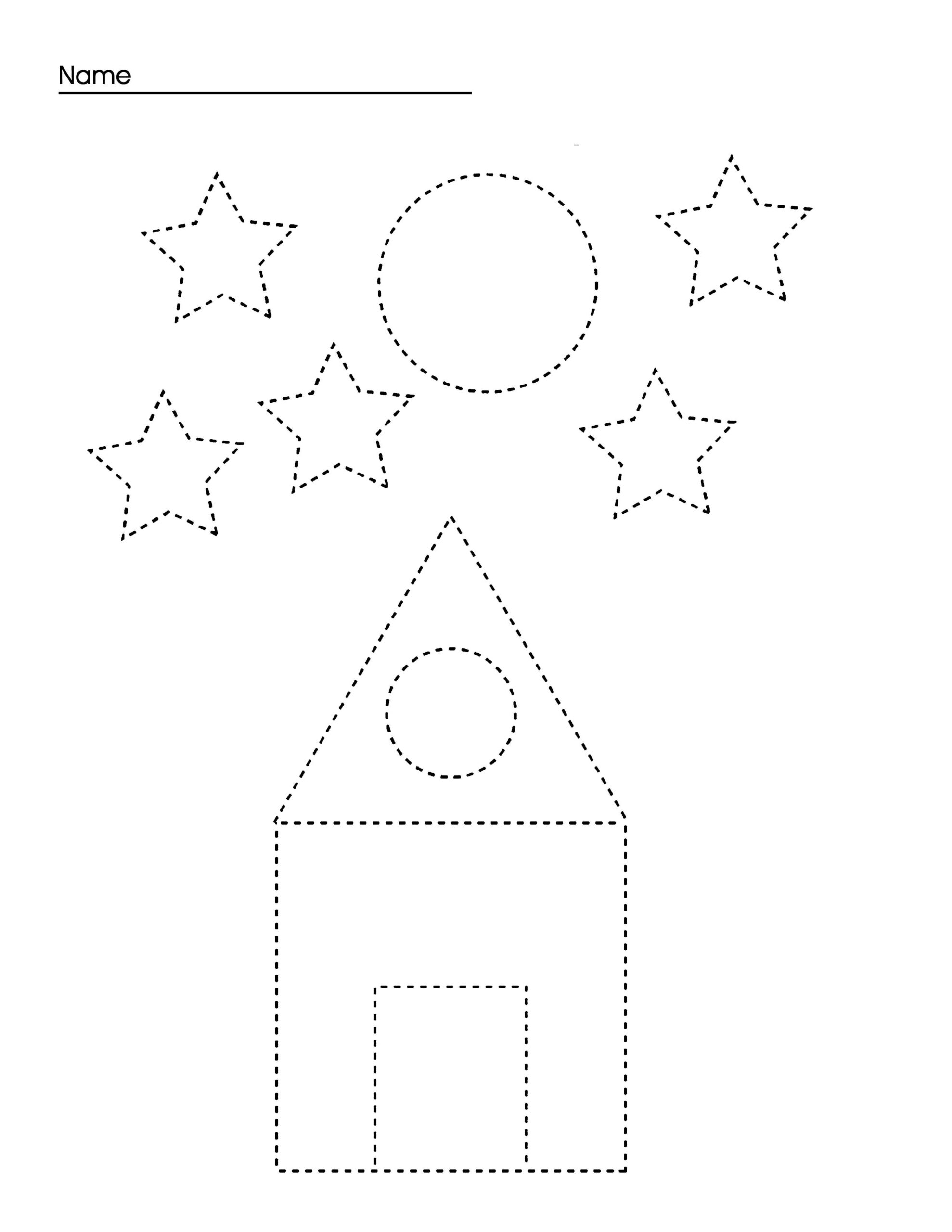 Preschool Tracing Worksheets U0026 Coloring Pages