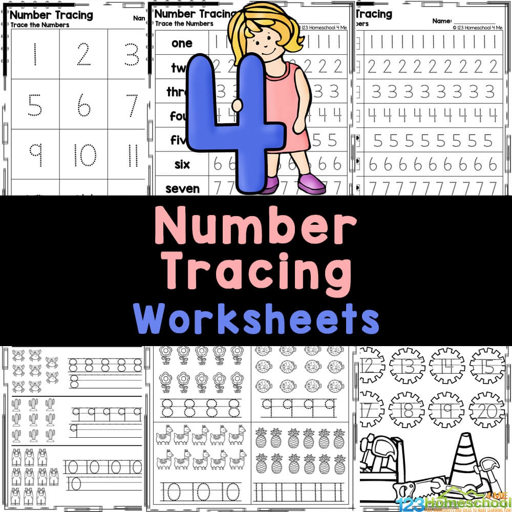 Trace The Numbers 1 20 Free Printable Kindergarten Tracing Worksheet Trace The Numbers 1 20 Free Printable Kindergarten Tracing Worksheet
