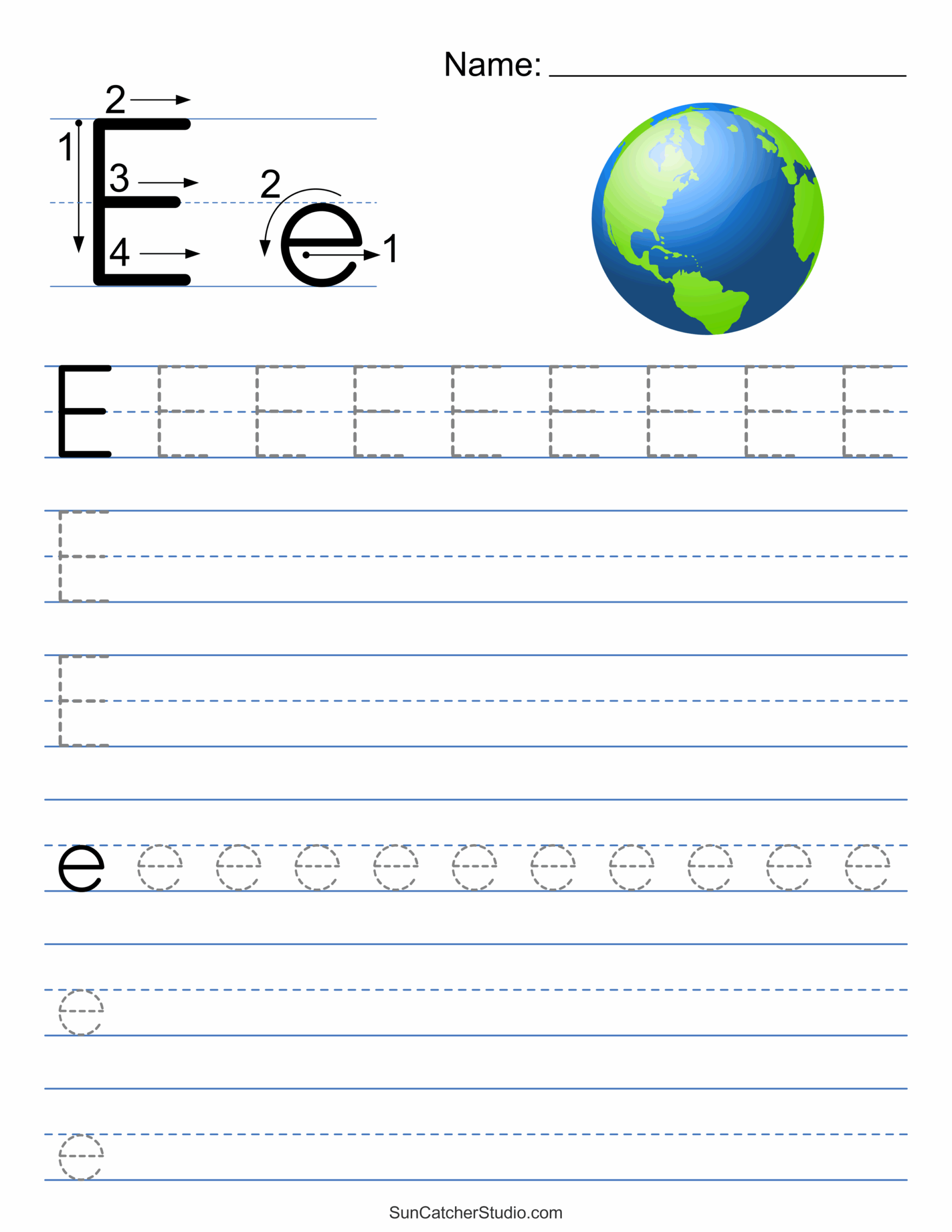 Tracing Alphabet Letters Printable Handwriting Worksheets Free Printables Monograms Design Tools Patterns U0026 DIY Projects