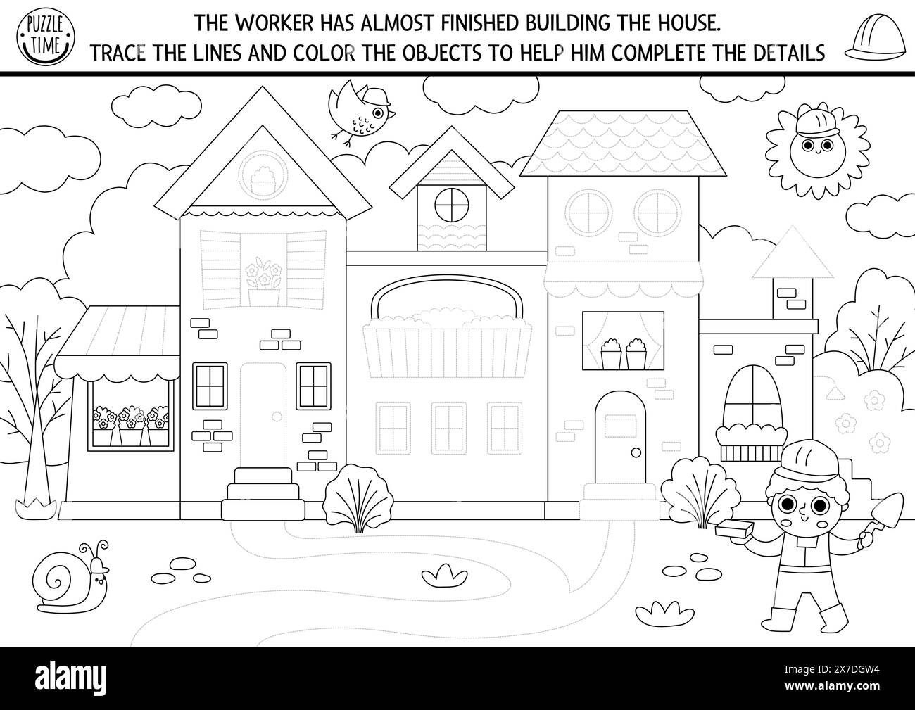 Tracing House Black And White Stock Photos U0026 Images Alamy