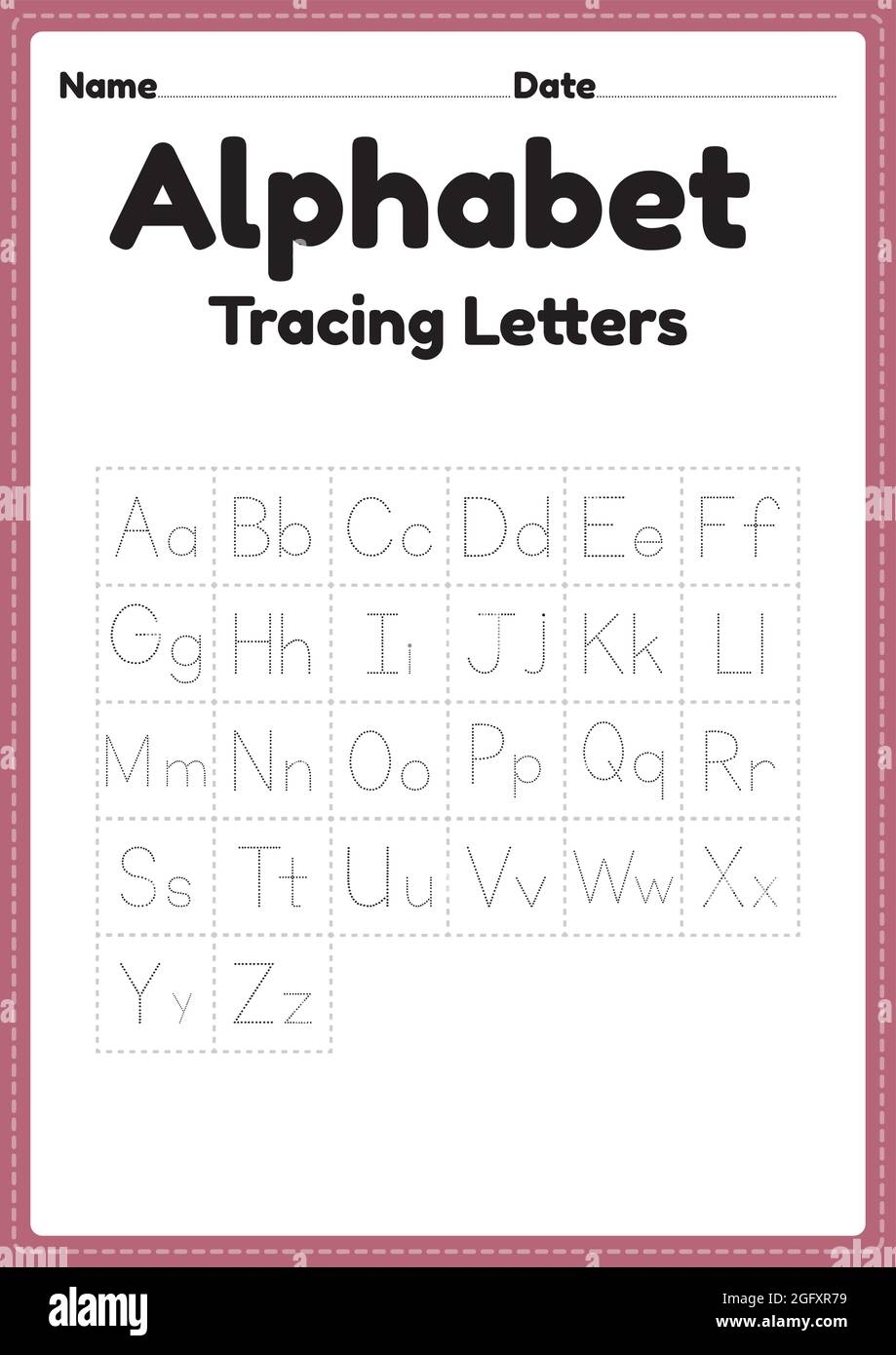 Tracing Letters Workaheet Hi res Stock Photography And Images Alamy Tracing Letters Workaheet Hi res Stock Photography And Images Alamy