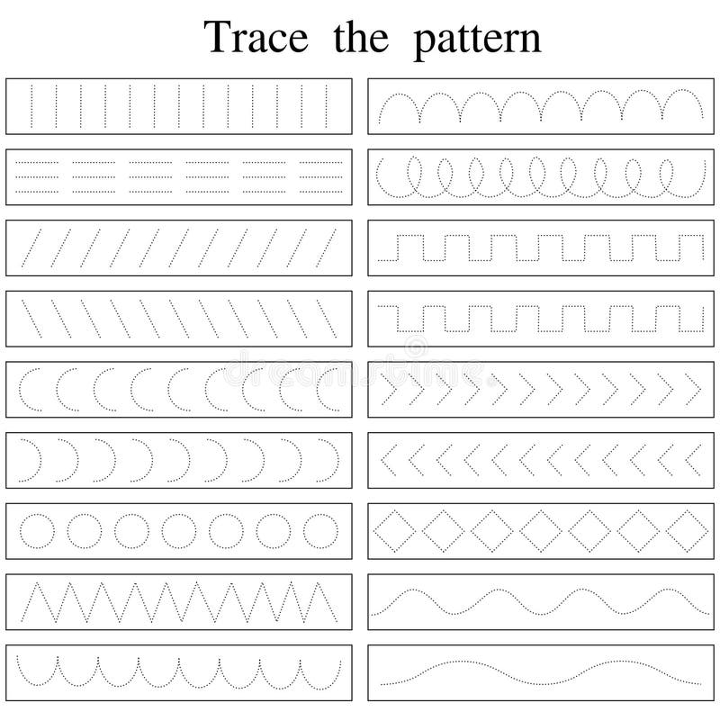 Free Printable Tracing Lines Worksheets