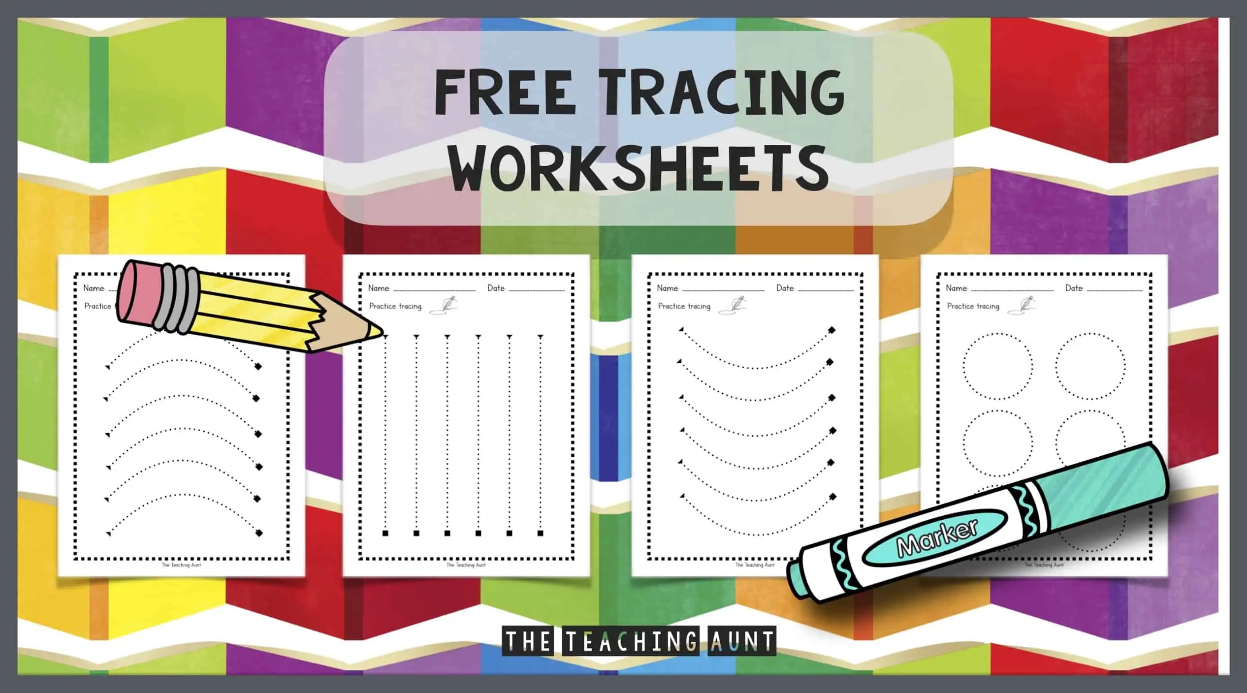 Tracing Patterns Preschool Free Printable