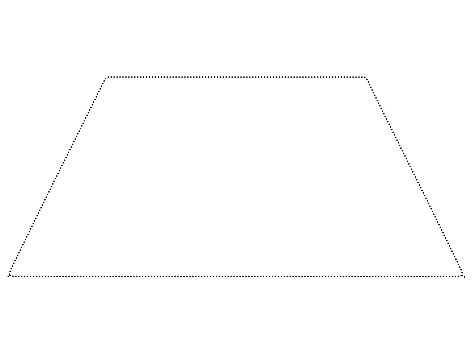 Trapezoid Shape Tracing Coloring Page Download Print Or Color Online For Free