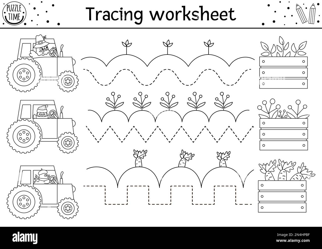Vector Thanksgiving Handwriting Practice Worksheet Autumn Printable Black And White Activity For Preschool Kids Fall Tracing Game For Writing Skills Stock Vector Image U0026 Art Alamy